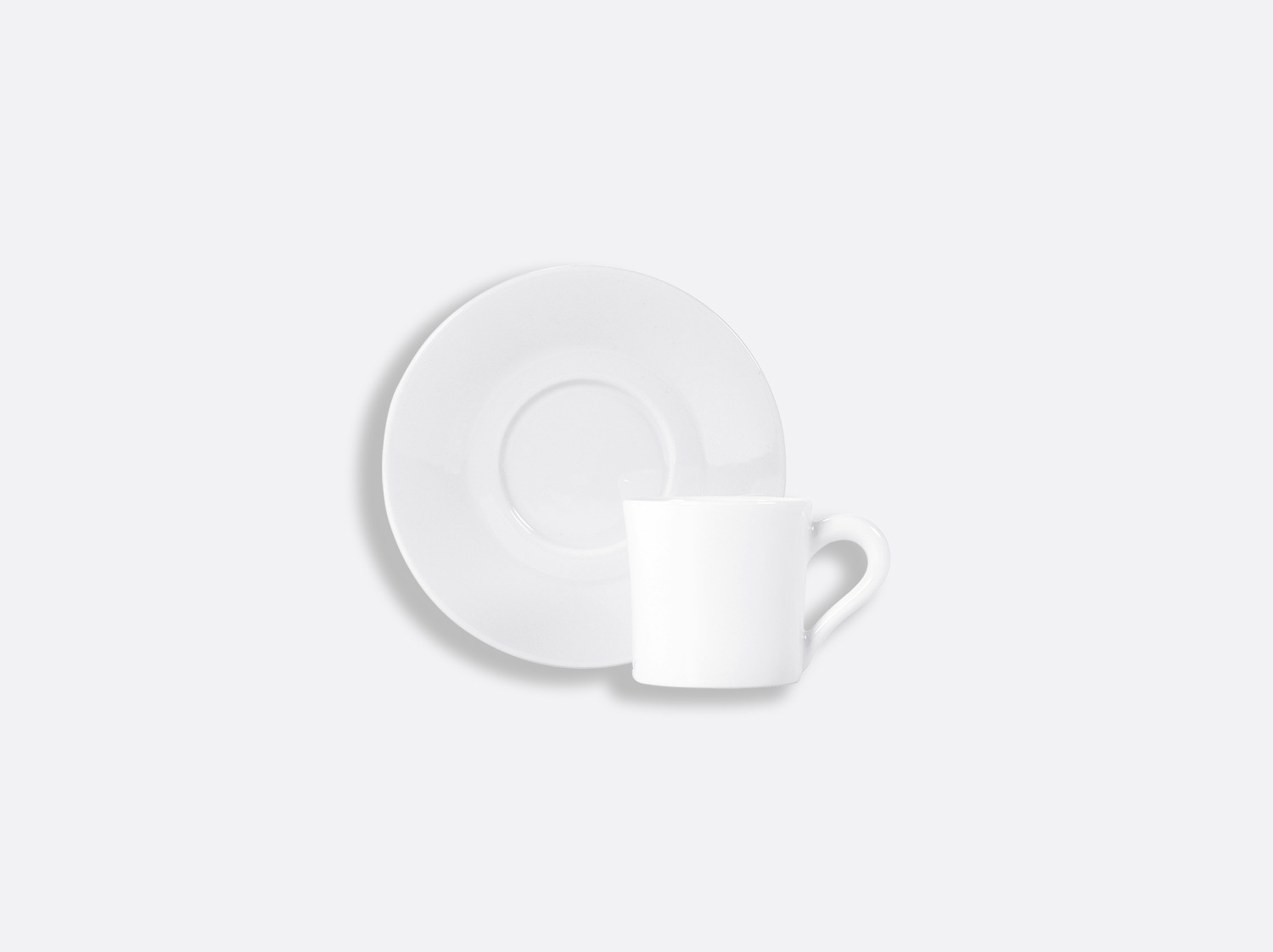 China Espresso cup and saucer Galerie of the collection Blanc | Bernardaud