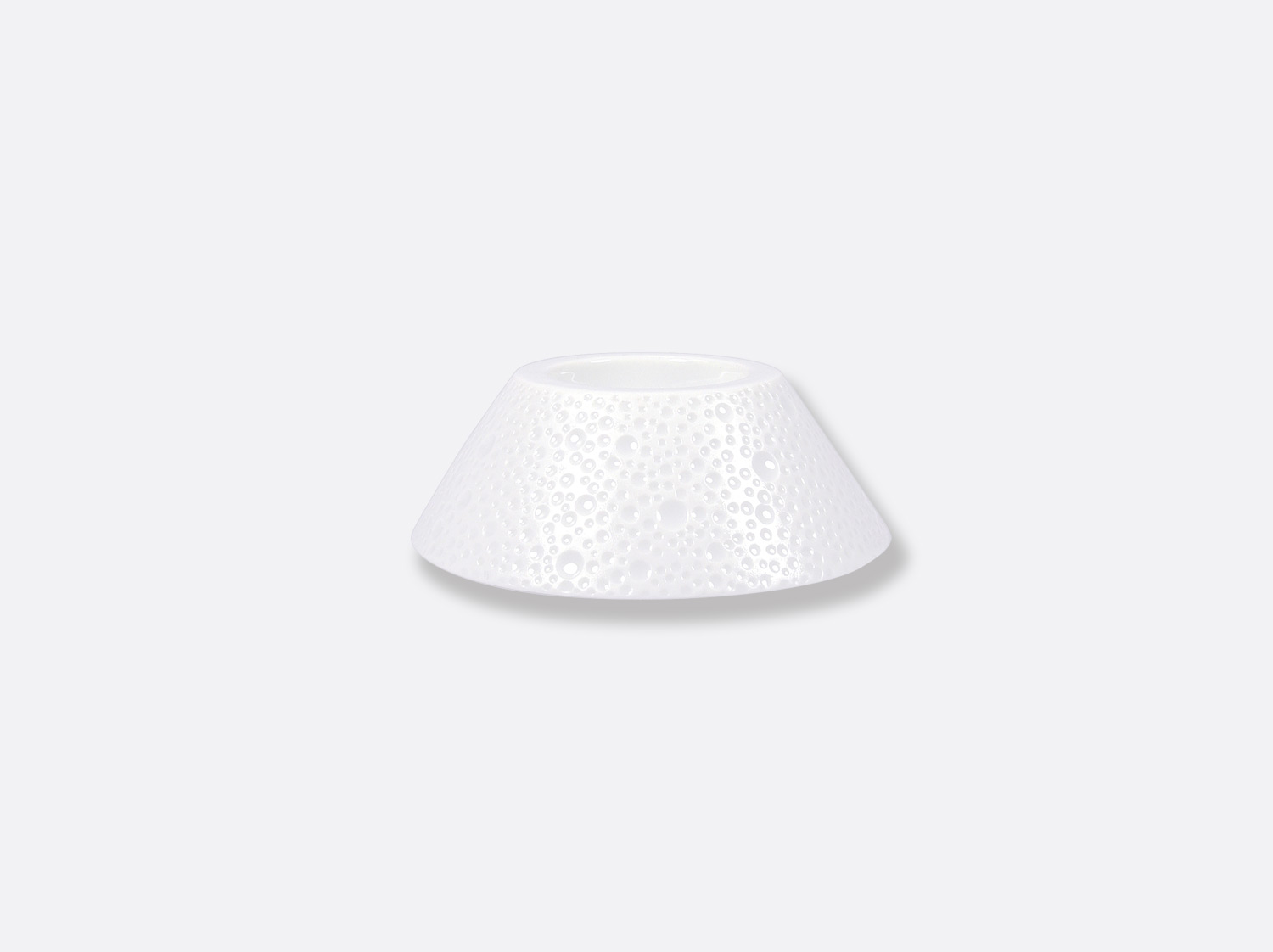 China Egg cup 10.5 cm of the collection Ecume blanc aile mat | Bernardaud