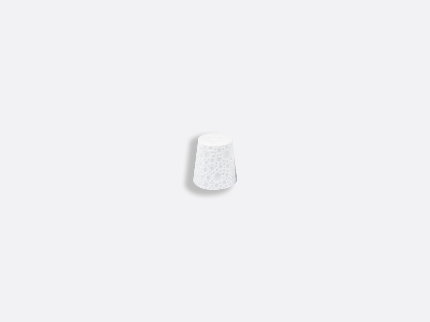 China Salt shaker 3 cm of the collection Ecume blanc aile mat | Bernardaud