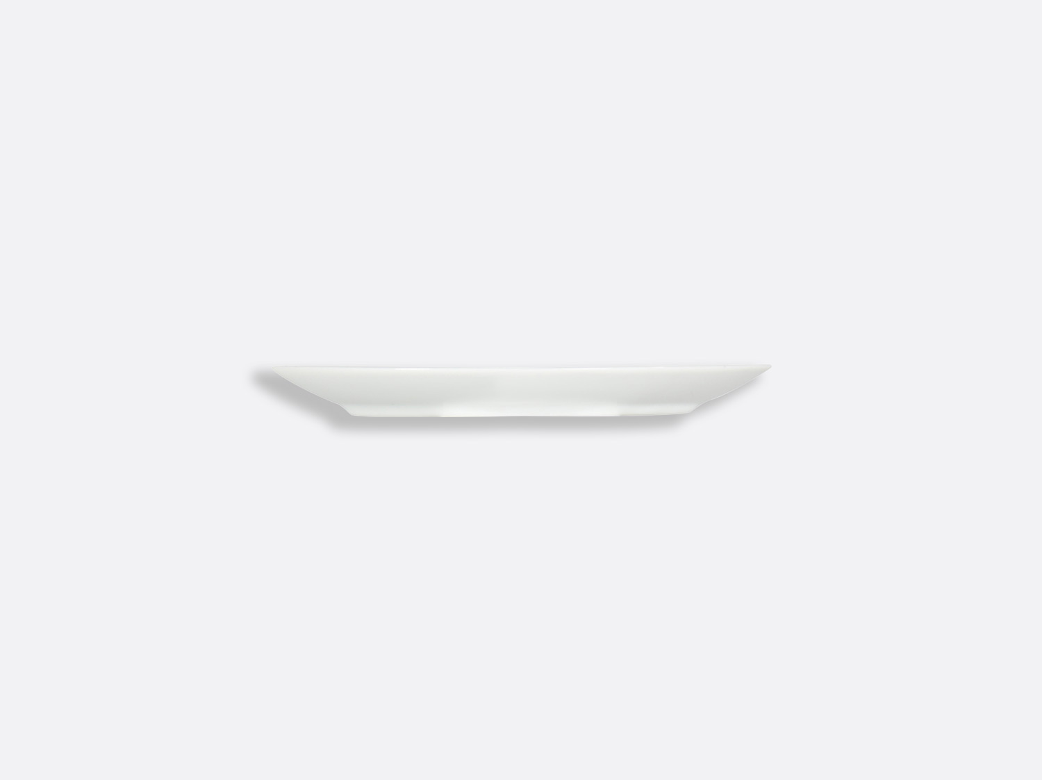 China Zanzibar saucer 5.7" x 3.3" of the collection Fusion blanc | Bernardaud