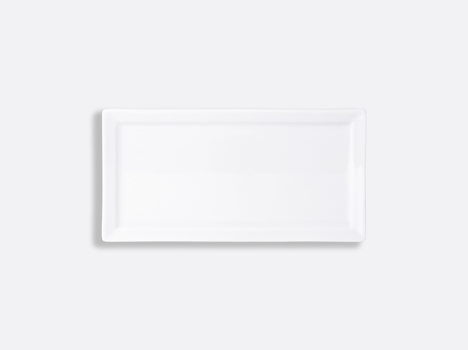 China Rectangular plate 24 x 12 cm of the collection Fusion blanc | Bernardaud