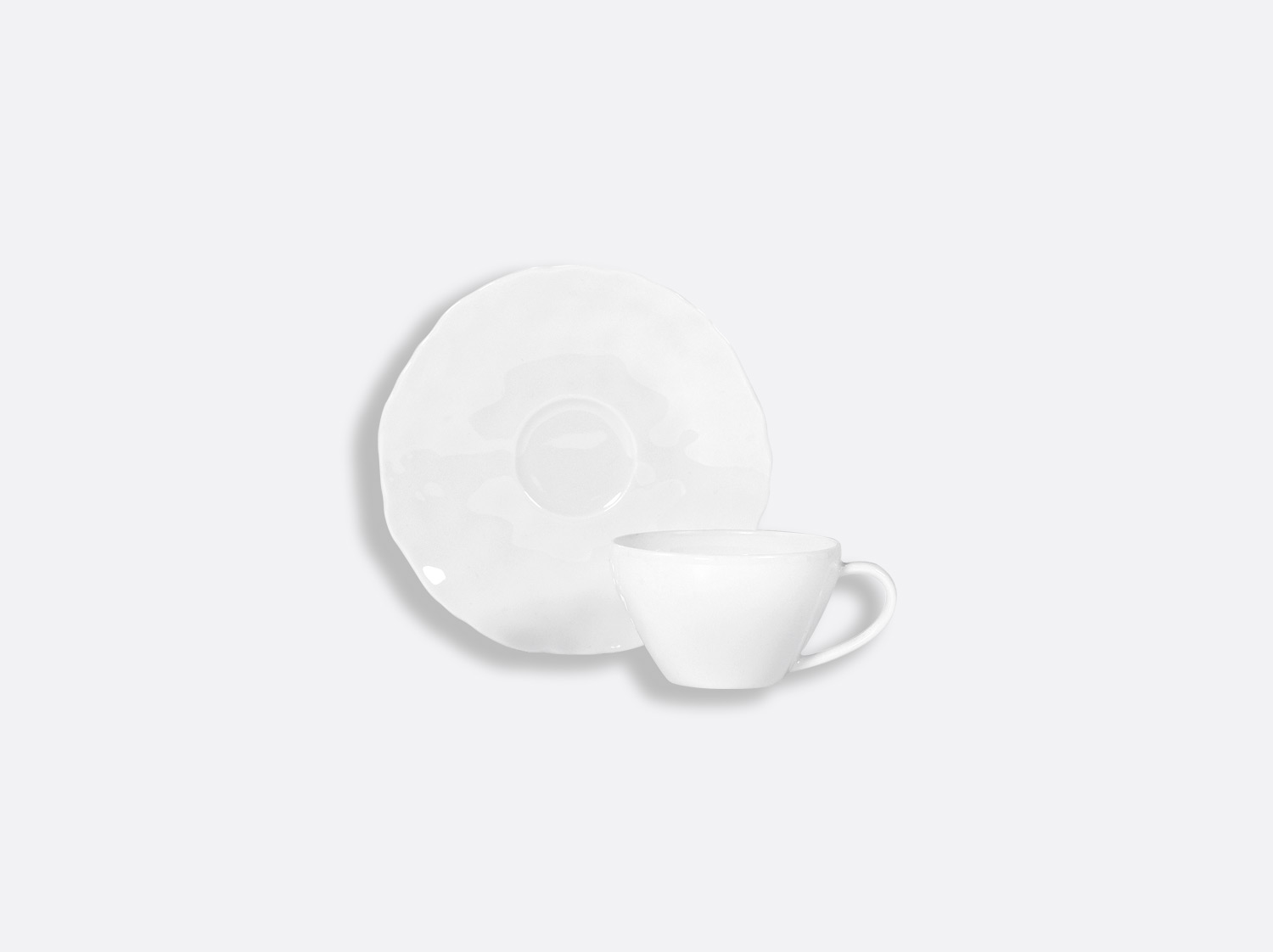 コーヒーカップ&ソーサー 80 ml en porcelaine de la collection EMPREINTE Bernardaud