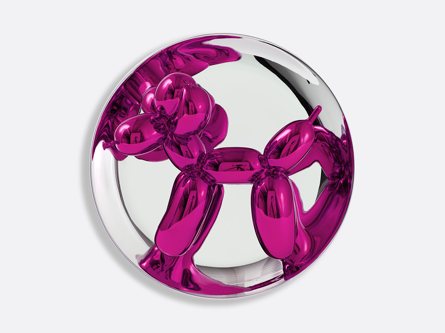 China Balloon Dog (Magenta) - Sold Exclusively by MOCA of the collection BALLOON DOG (MAGENTA) by Jeff Koons | Bernardaud