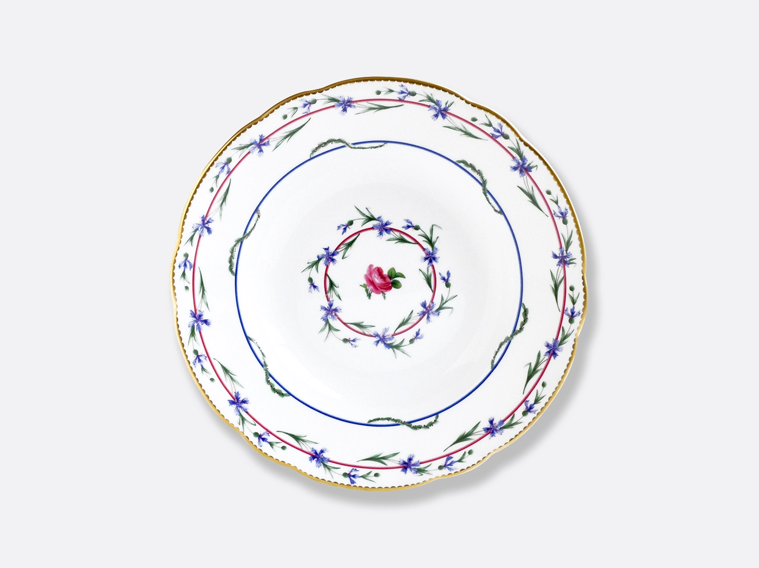 China Rim soup 9" of the collection Gobelet du roy | Bernardaud