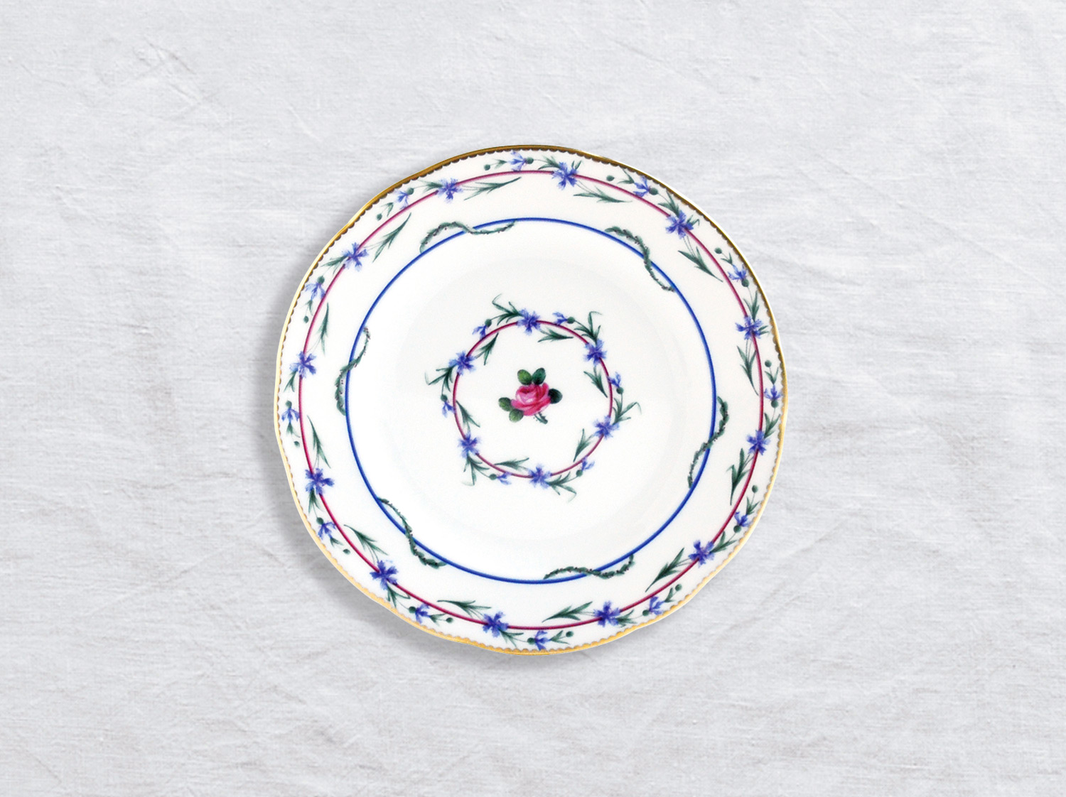 Assiette à pain 16 cm en porcelaine de la collection Gobelet du roy Bernardaud