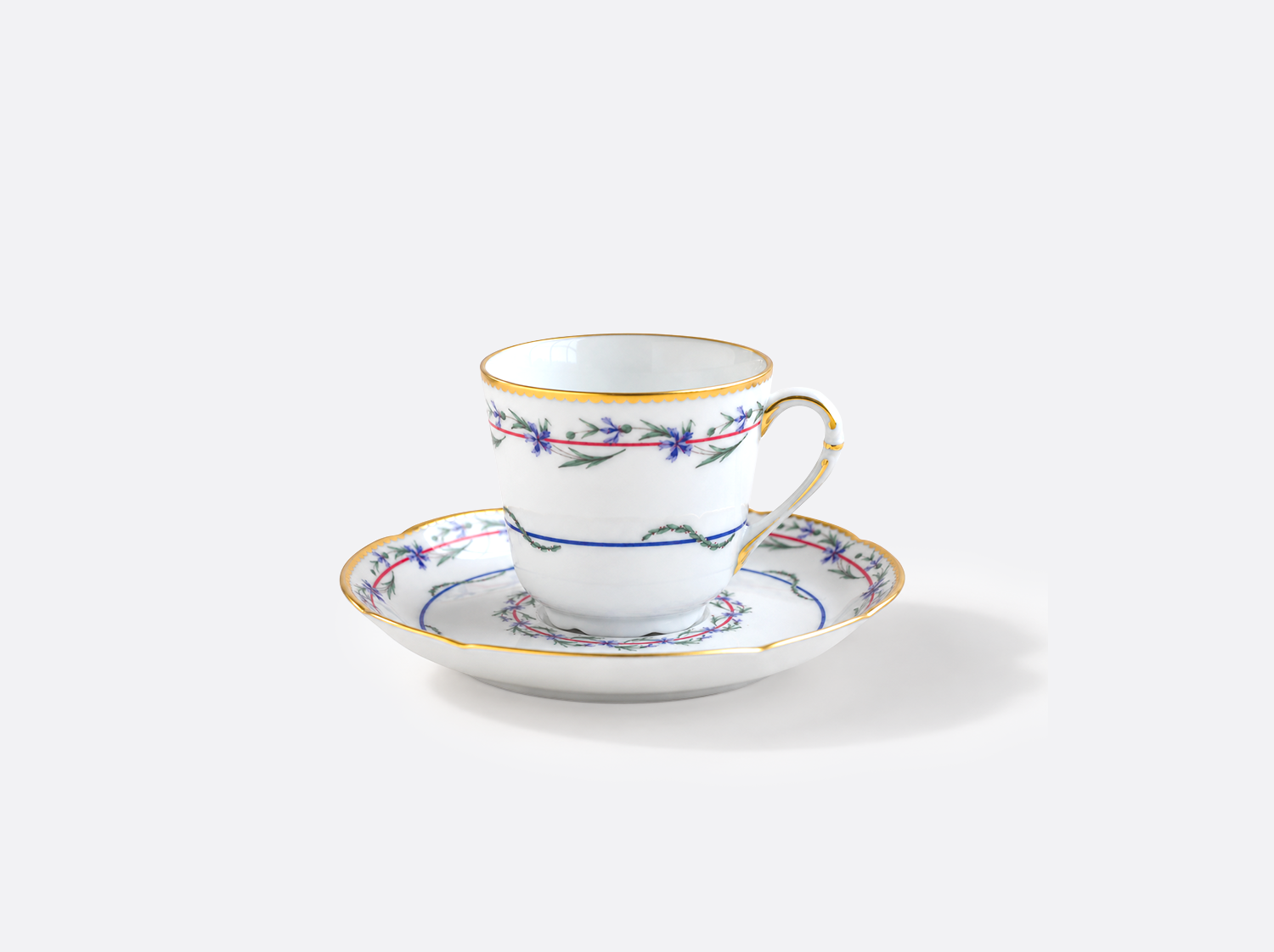 China Espresso cup and saucer 3.5 oz of the collection Gobelet du roy | Bernardaud