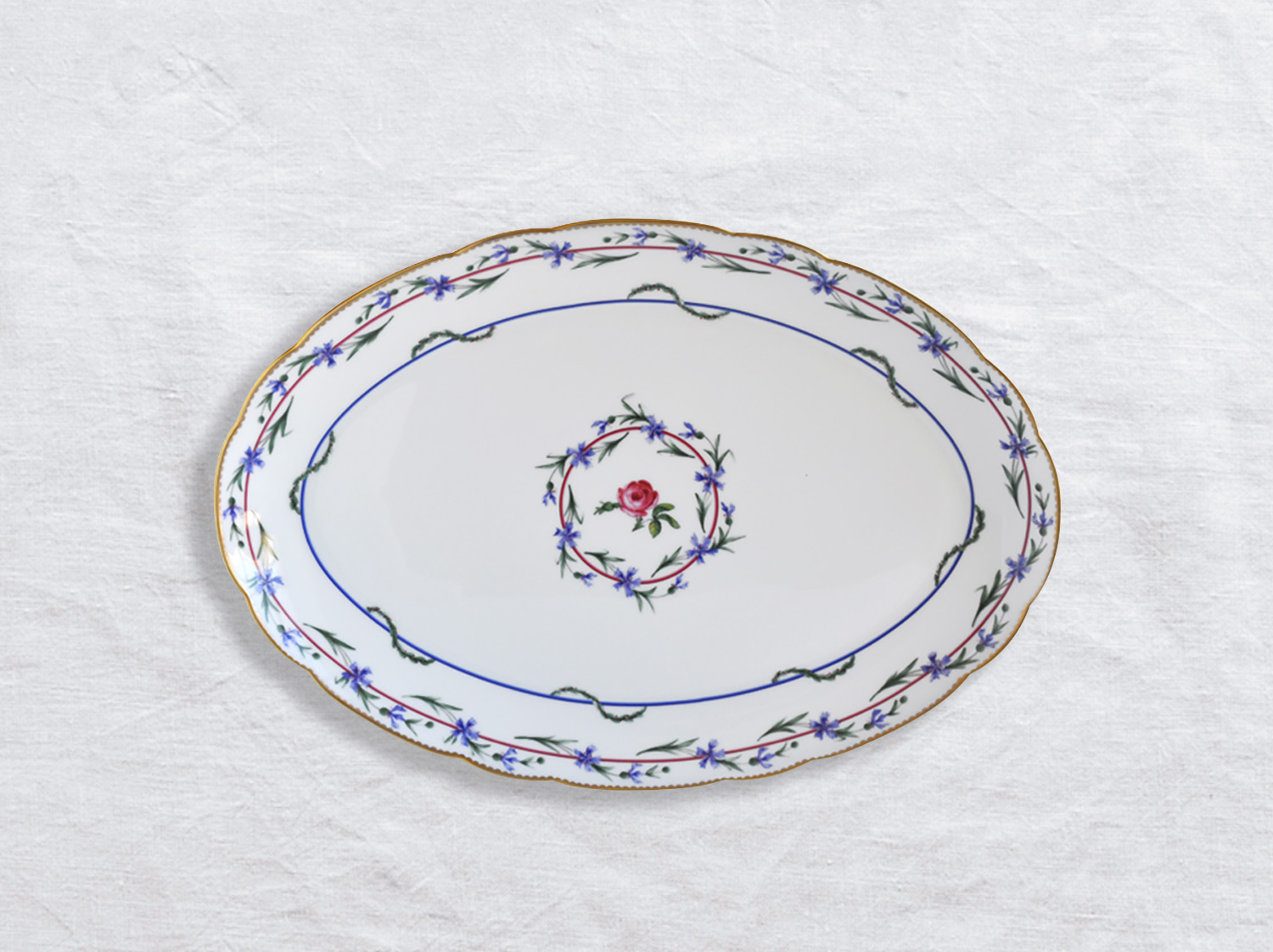 Visual Oval platter 38 cm Gobelet du roy