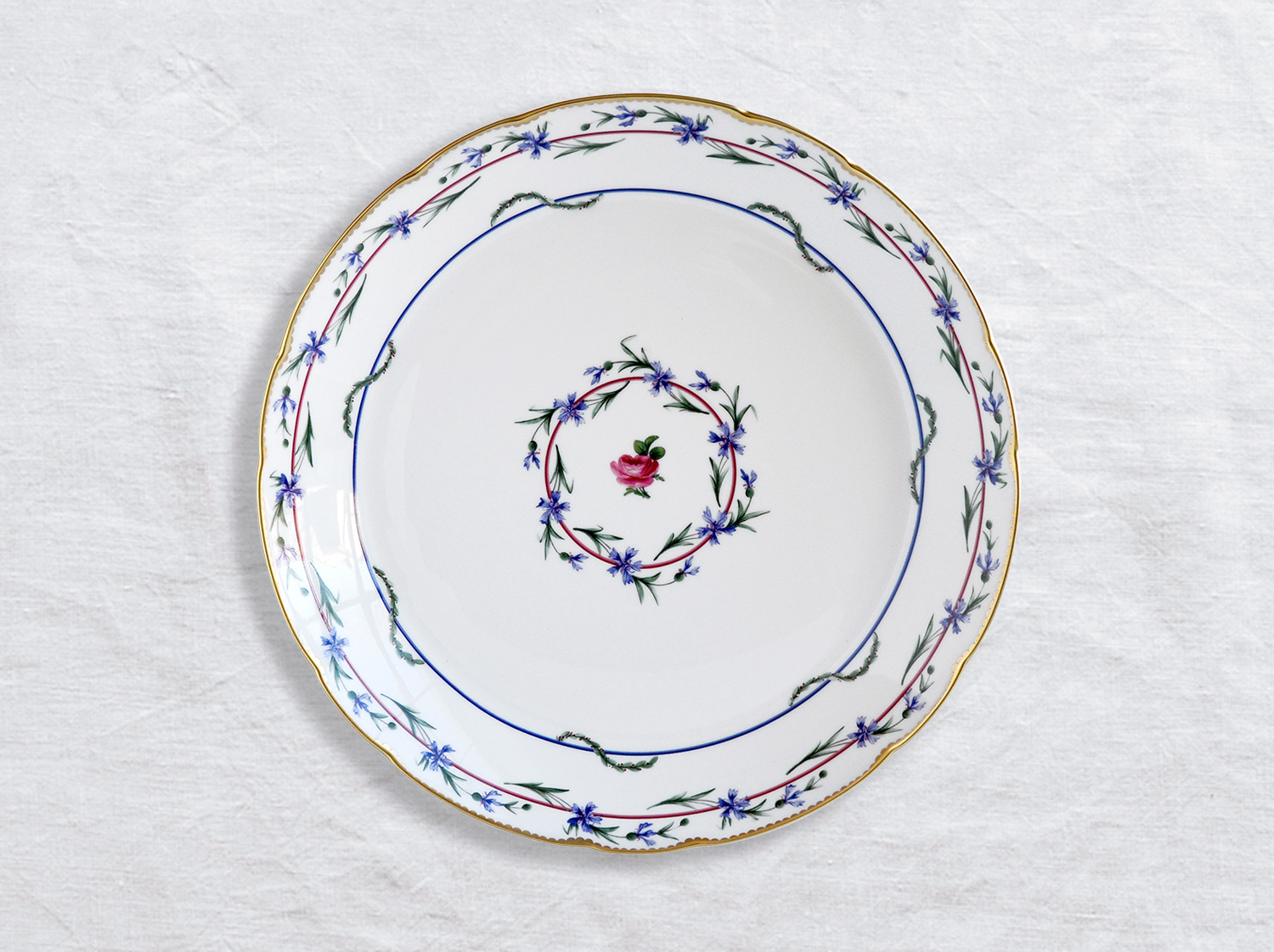 China Deep round dish 11.5" of the collection Gobelet du roy | Bernardaud