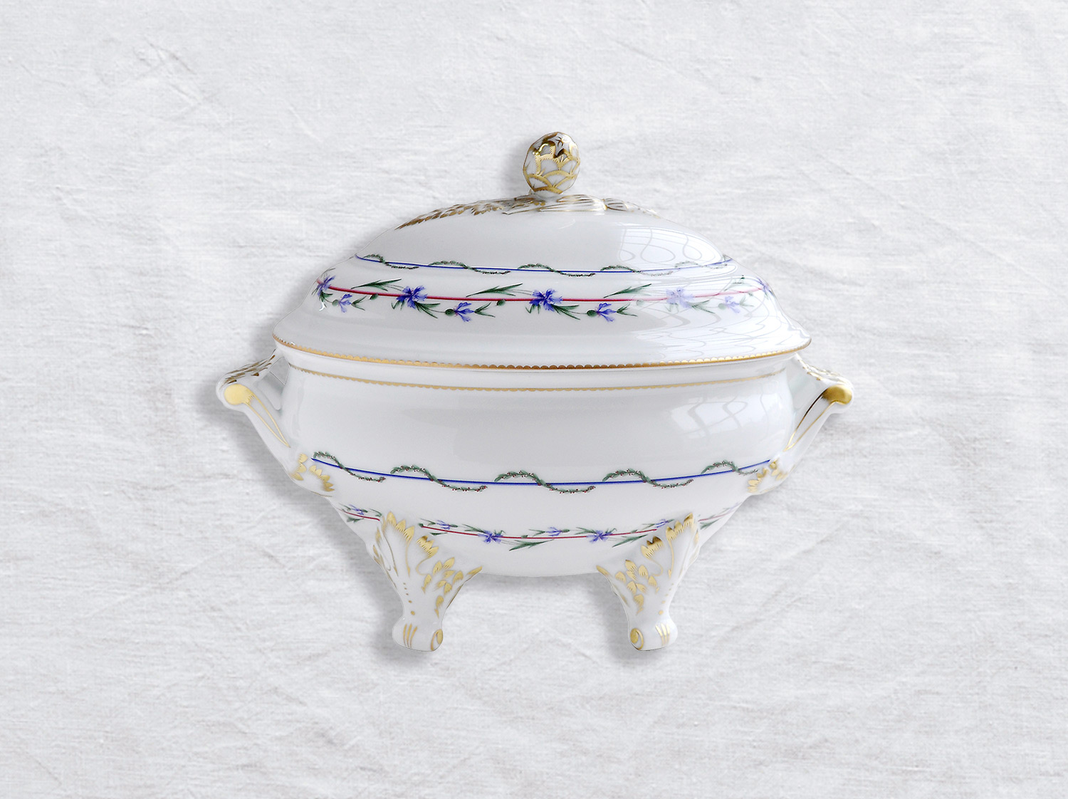 Terrine 2,5 L en porcelaine de la collection Gobelet du roy Bernardaud