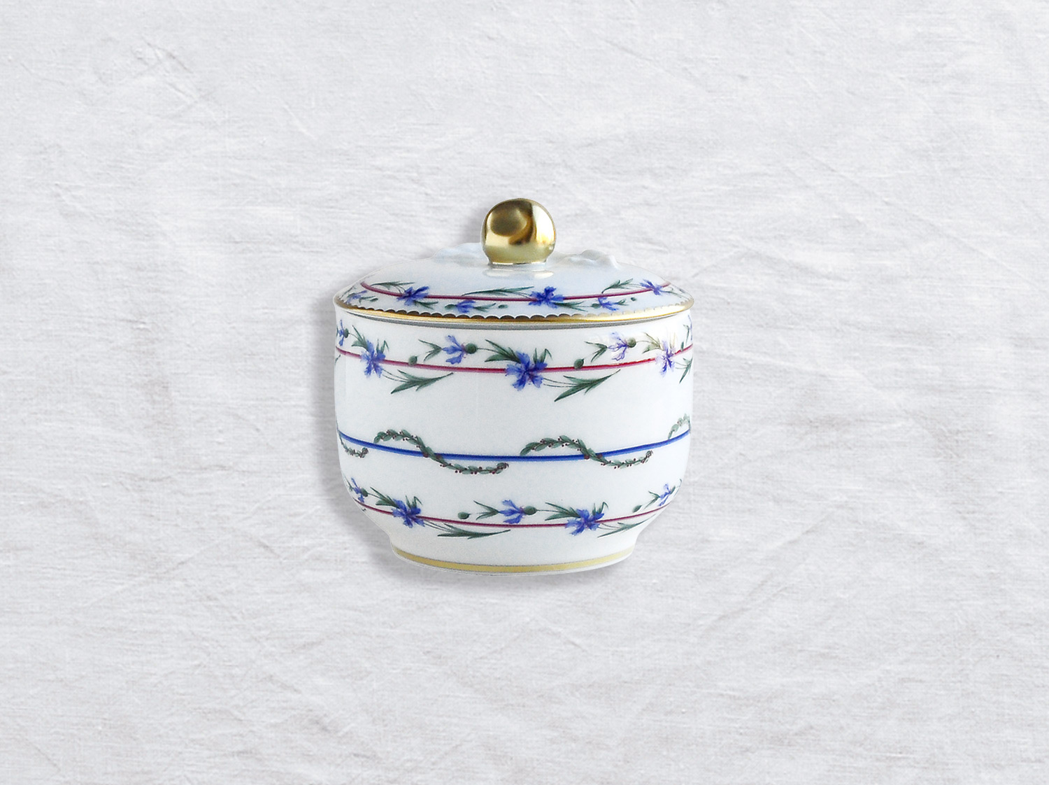 Pot a sucre 6 tasses en porcelaine de la collection Gobelet du roy Bernardaud