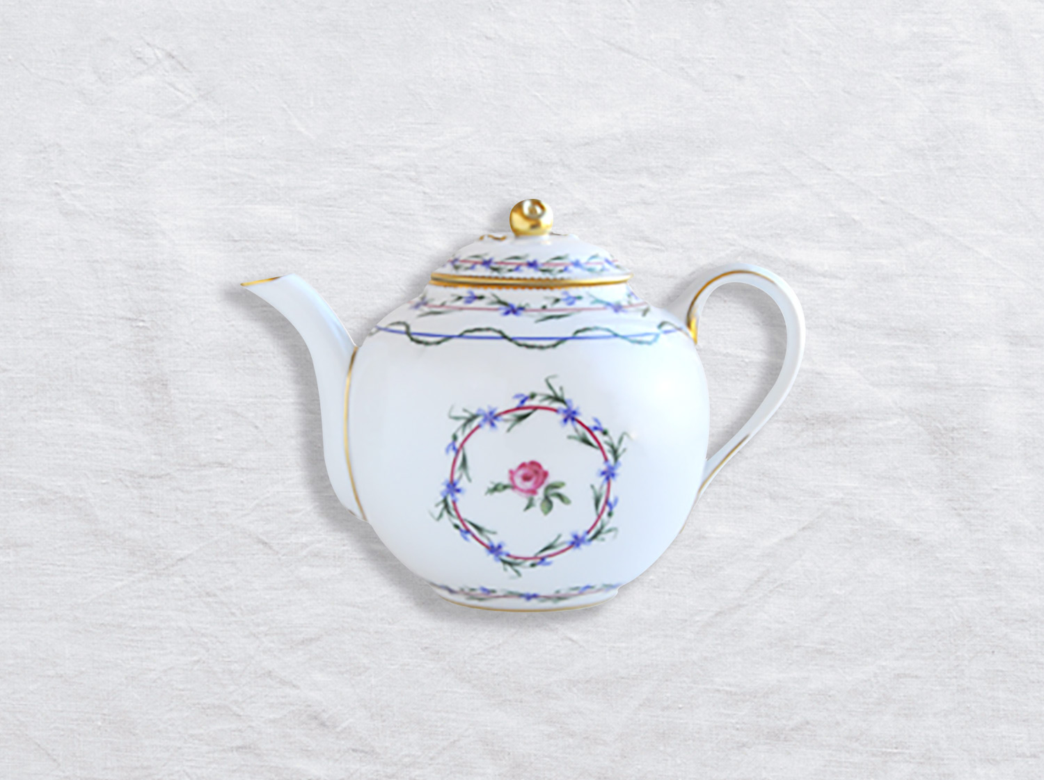 China Tea pot 47.5 oz of the collection Gobelet du roy | Bernardaud