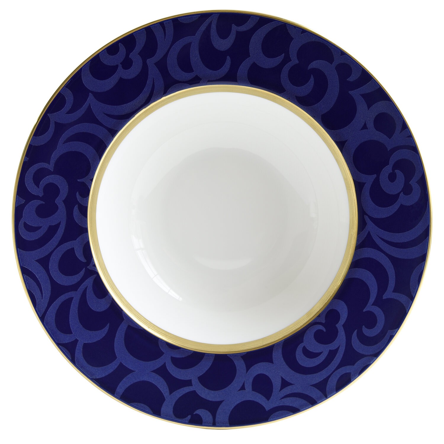 China Rim soup 9" of the collection Fleur Bleue | Bernardaud