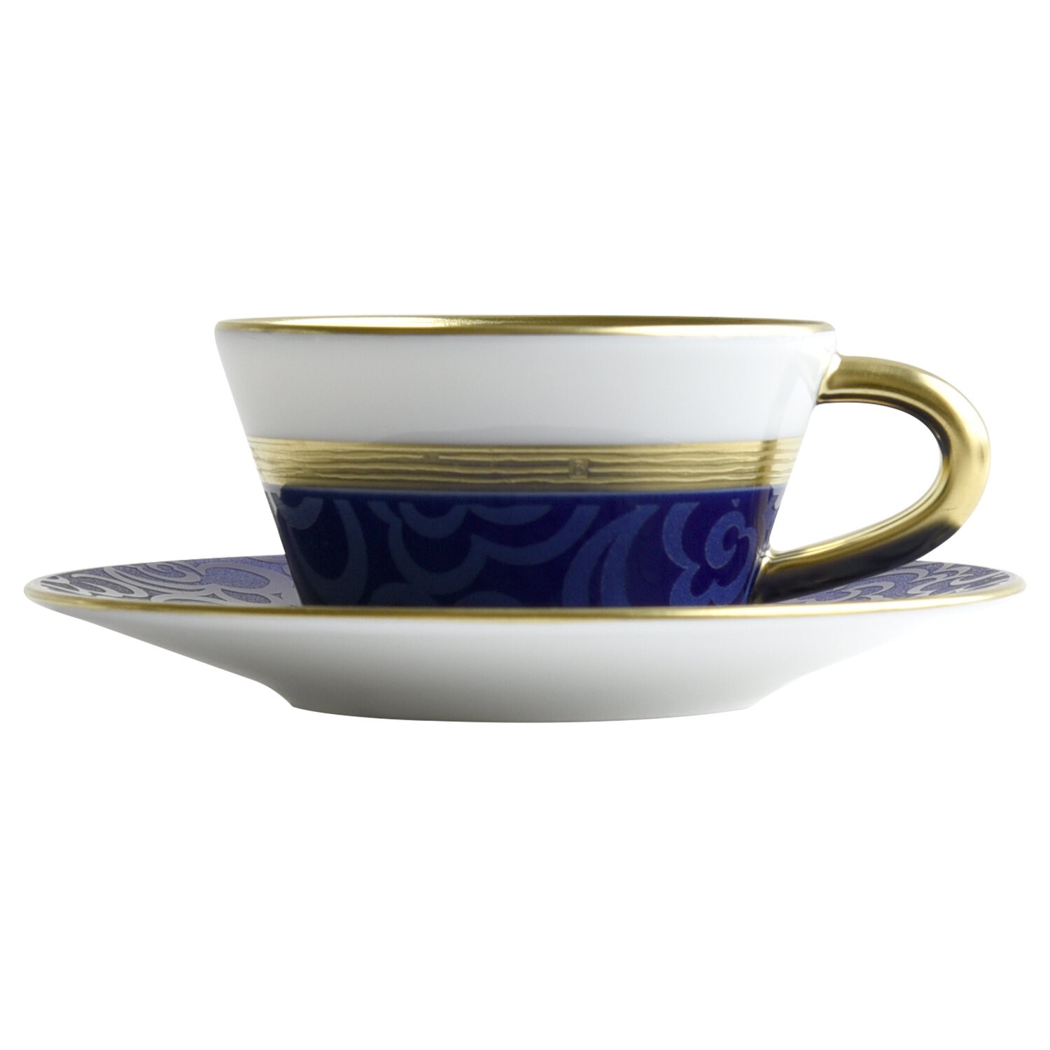 China Espresso cup & saucer 2 oz of the collection Fleur Bleue | Bernardaud