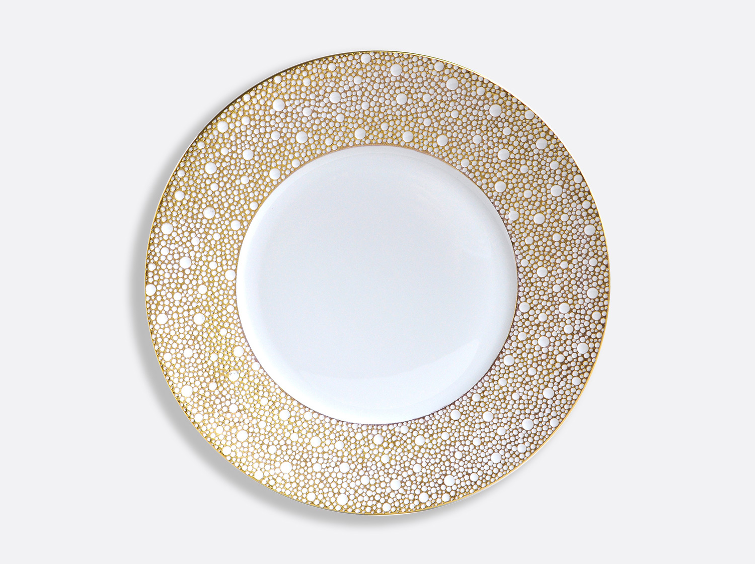 Assiette plate 26 cm en porcelaine de la collection Ecume Mordoré Bernardaud