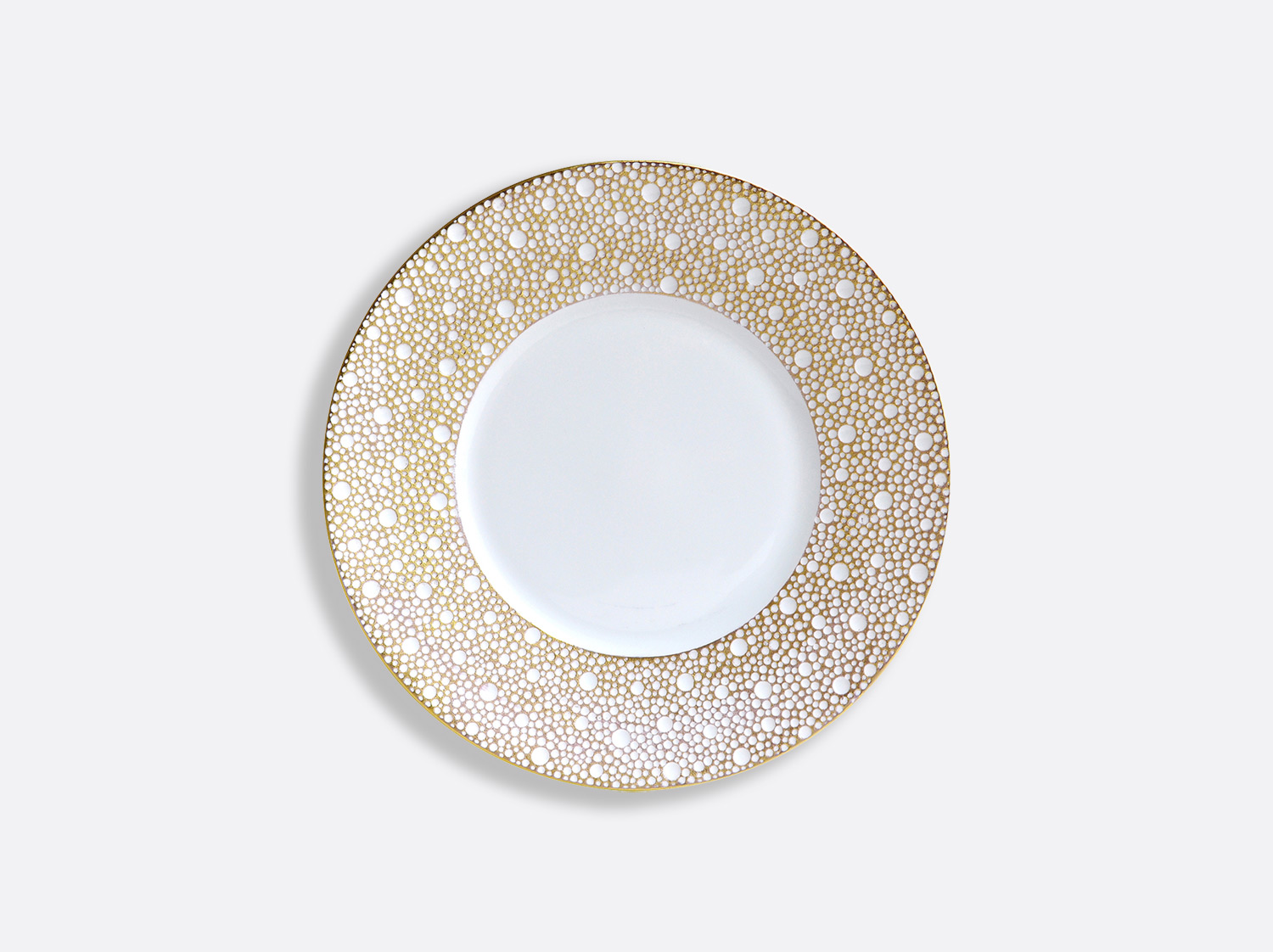 Assiette plate 16 cm en porcelaine de la collection Ecume Mordoré Bernardaud