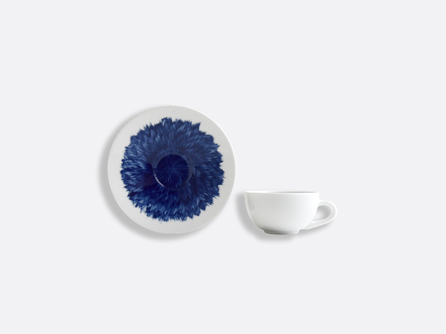 Tasse et soucoupe à café 10 cl en porcelaine de la collection IN BLOOM - Zemer Peled Bernardaud