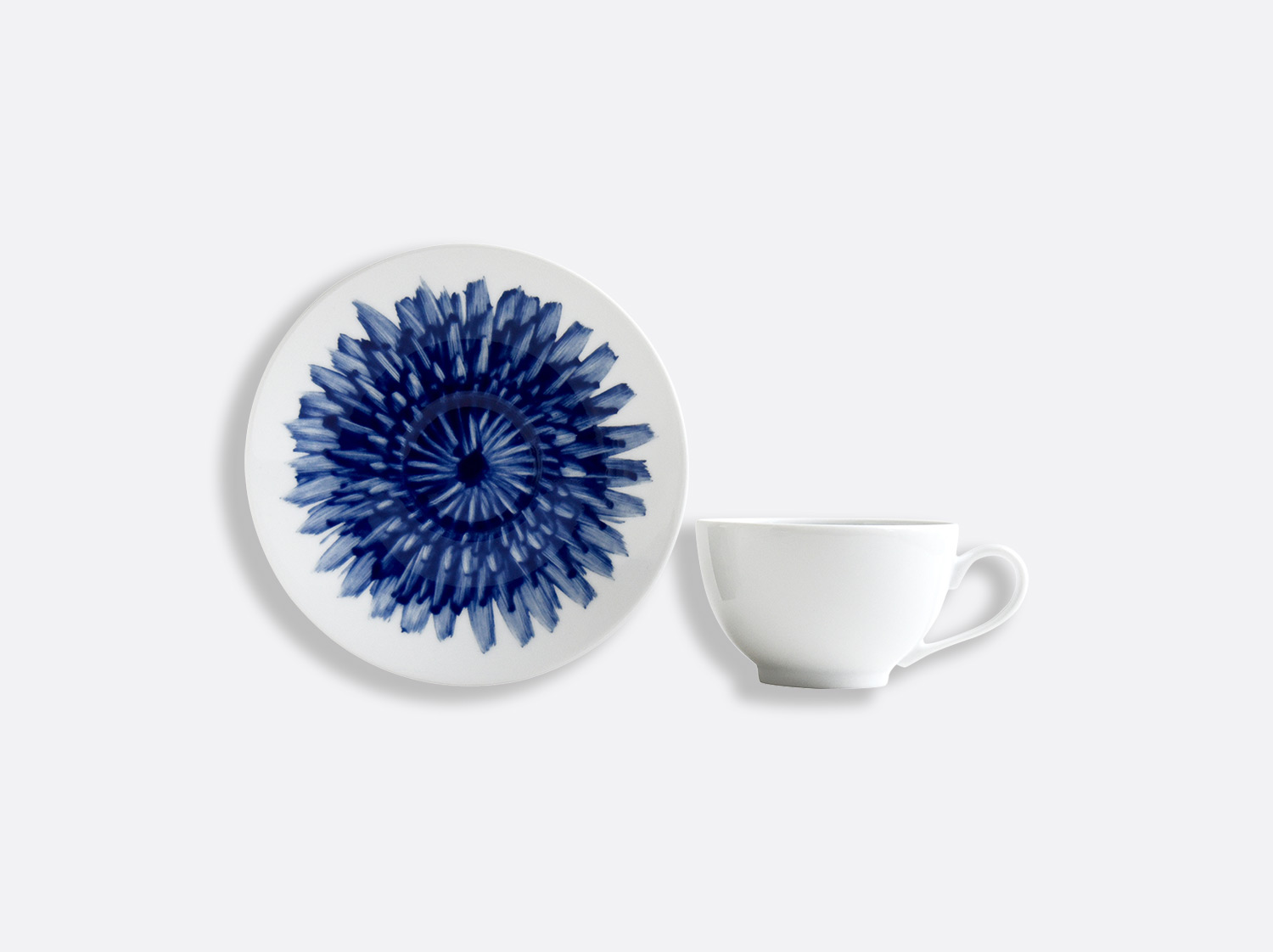 China Tea cup and saucer 13 cl of the collection IN BLOOM - Zemer Peled | Bernardaud