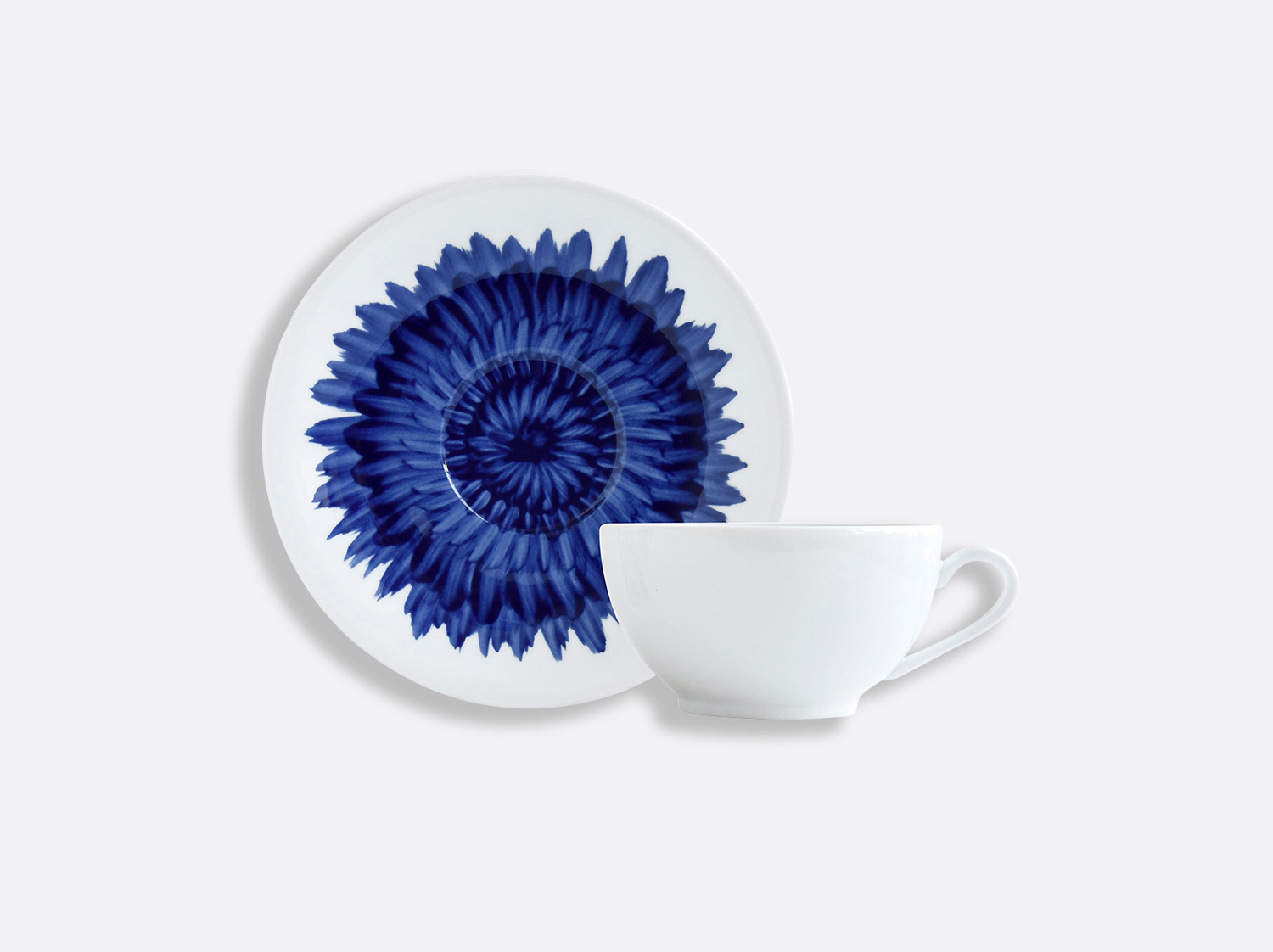 China Breakfast cup and saucer 30 cl of the collection IN BLOOM - Zemer Peled | Bernardaud