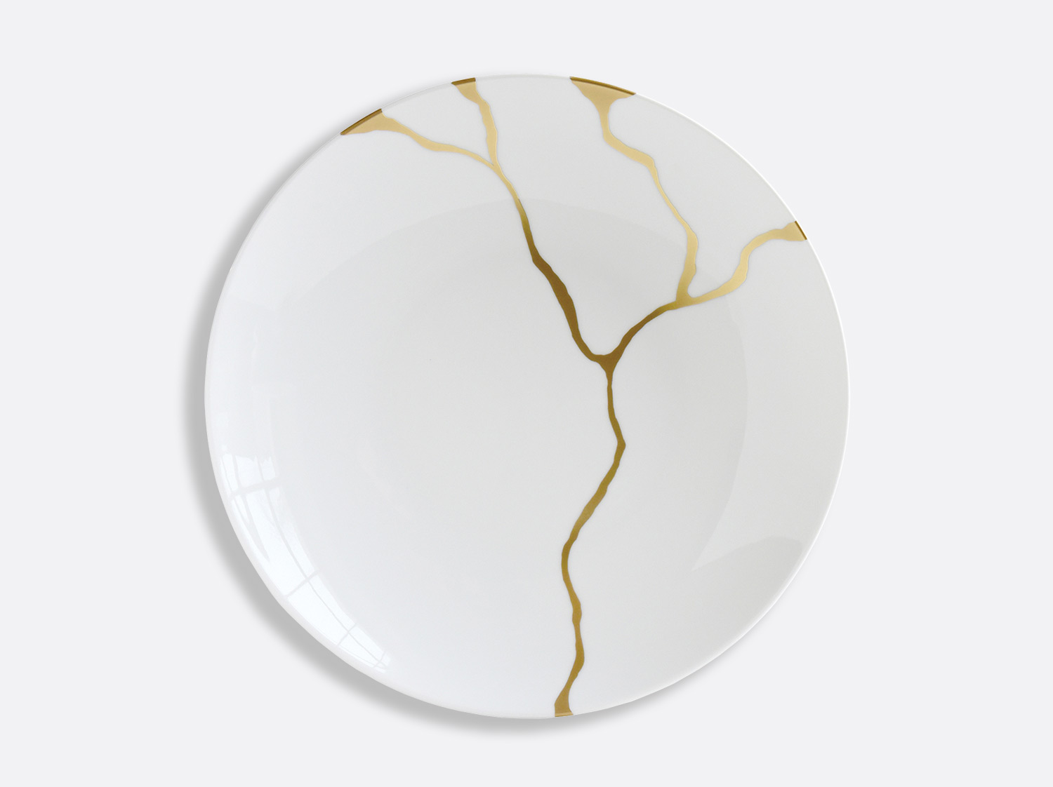 China Deep round dish 11.5" of the collection Kintsugi | Bernardaud