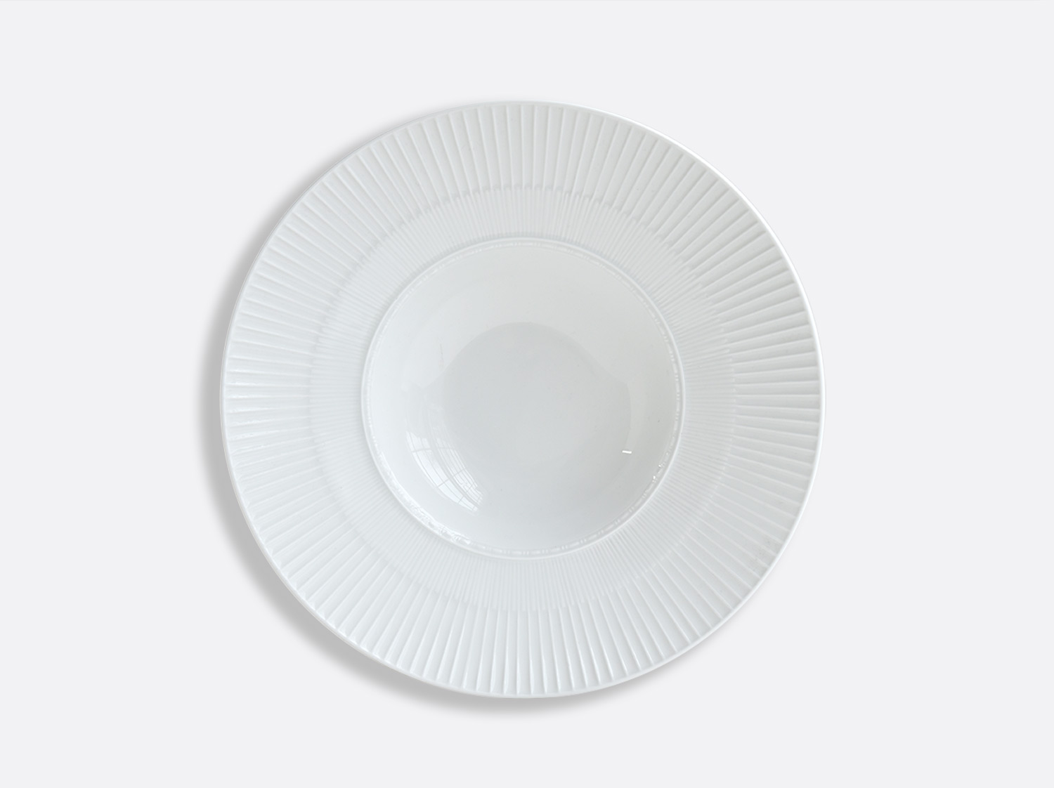 China Marly large rim soup 10.6" of the collection Louvre | Bernardaud