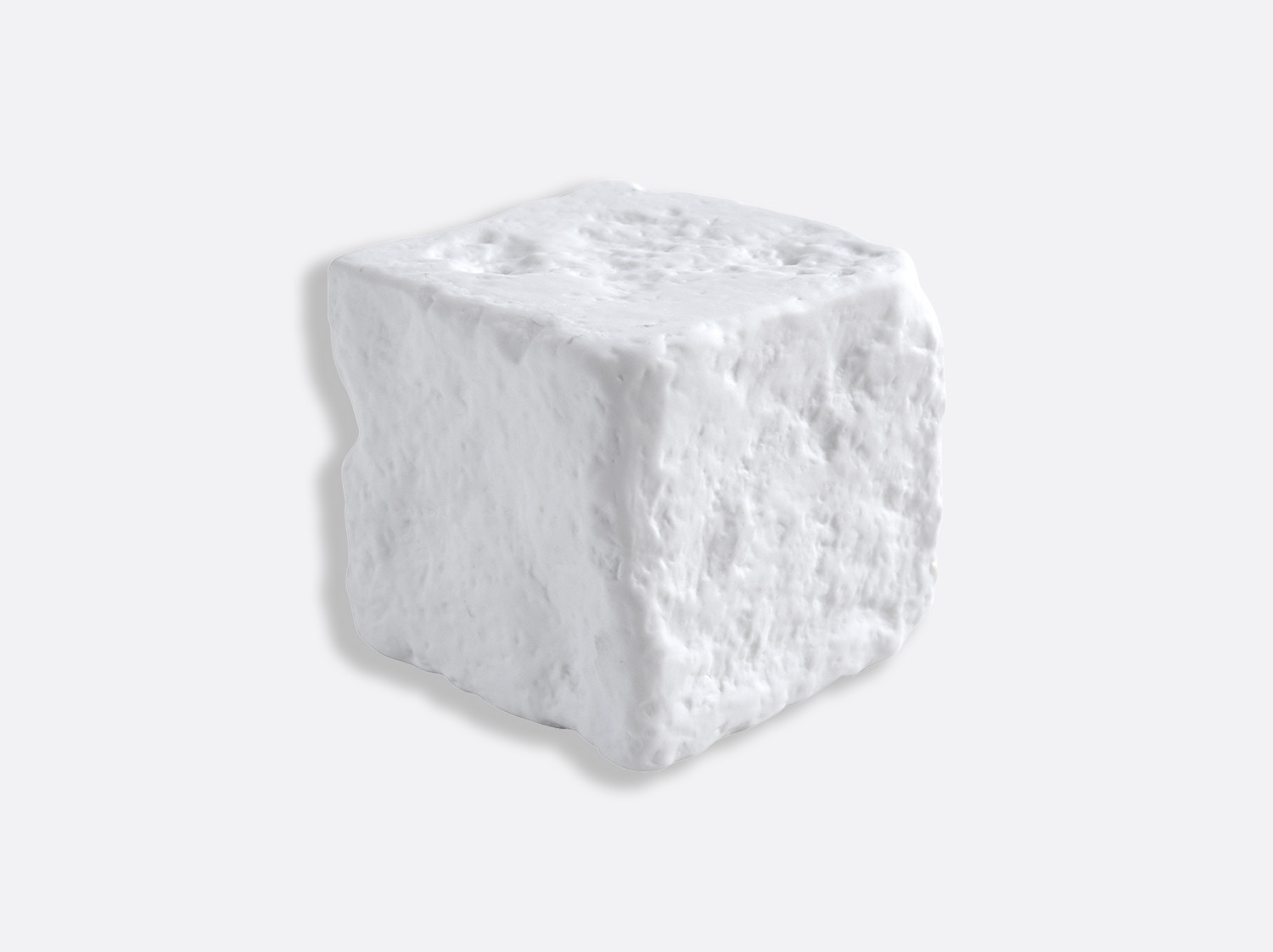 China White paving-stone of the collection Dans le pavé la plage - Bachelot & Caron | Bernardaud