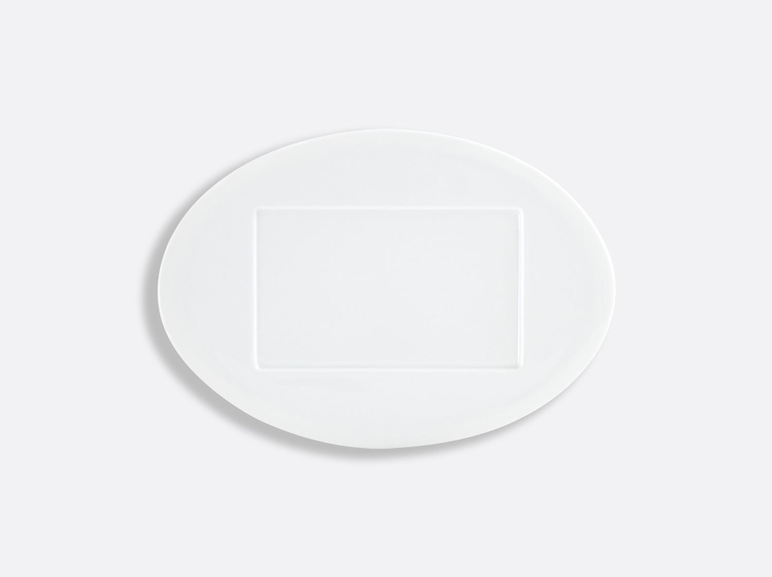 China Millefeuille plate 10.6" of the collection Lounge Blanc | Bernardaud