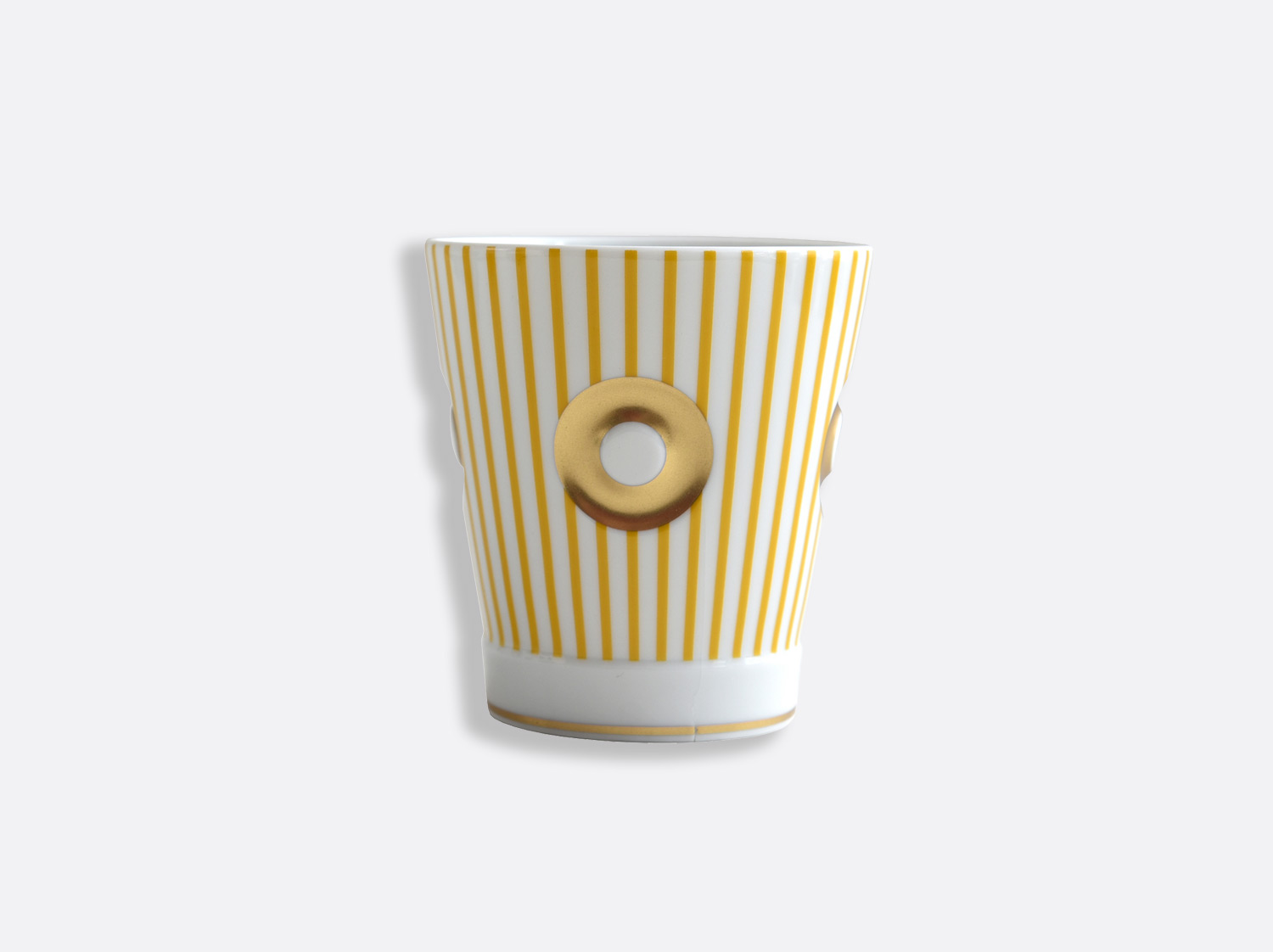 Gobelet 25 cl jaune en porcelaine de la collection Delphos - Olivier Gagnère Bernardaud