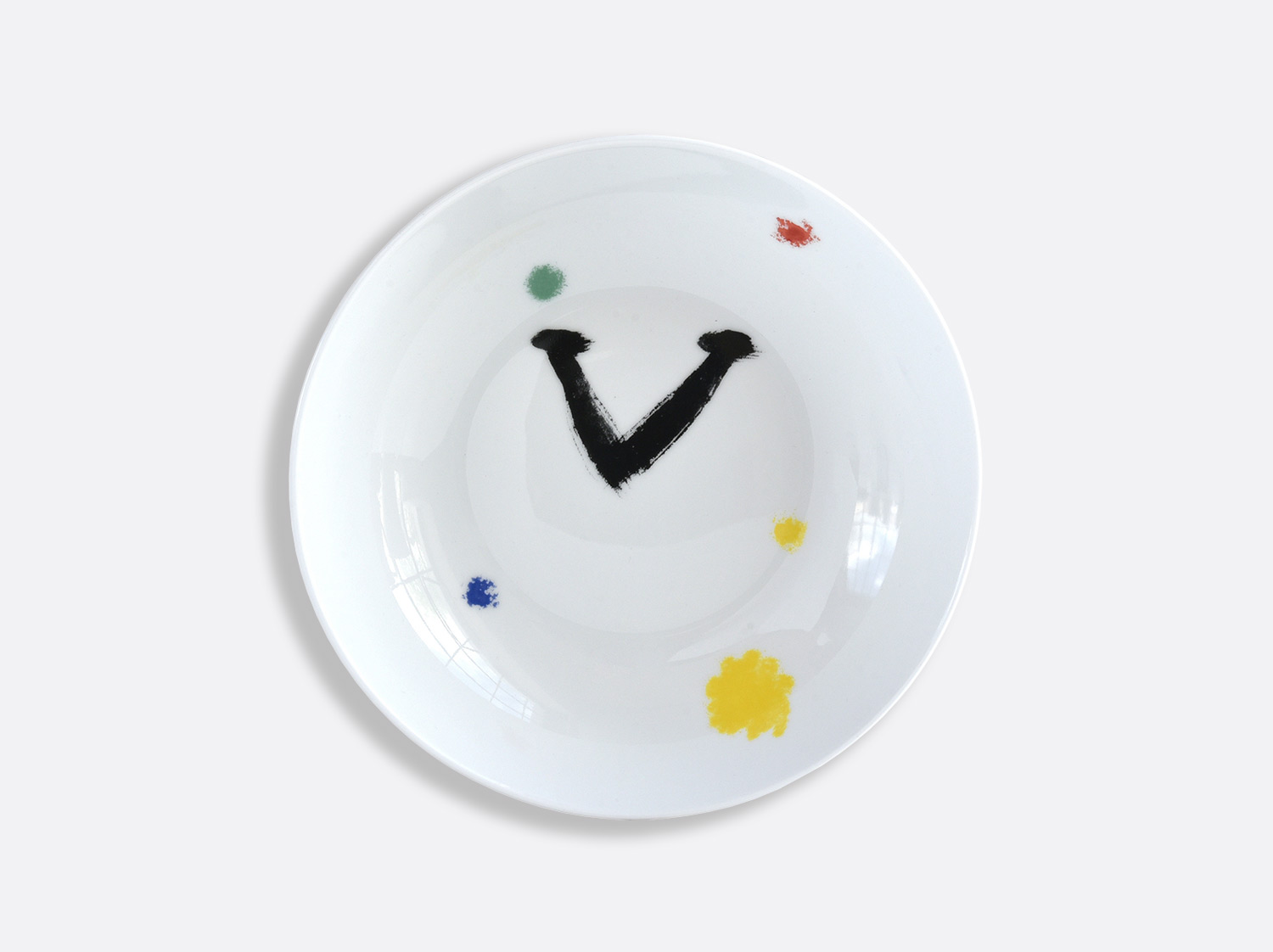2 Assiettes creuses calottes - Page 81 en porcelaine de la collection PARLER SEUL - Joan Miro Bernardaud