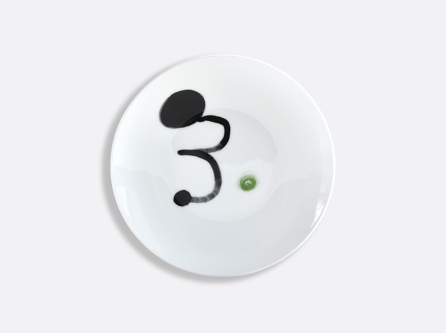 China 2 Bread and butter plates 6.5" Vert Clair - Page 52 of the collection PARLER SEUL - Joan Miro | Bernardaud