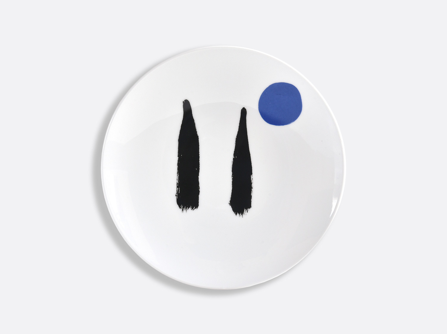 2 Assiettes à dessert 21 cm - Page 25 en porcelaine de la collection PARLER SEUL - Joan Miro Bernardaud