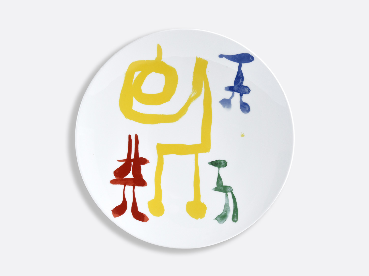 2 Assiettes à dîner 27 cm - Page 23 en porcelaine de la collection PARLER SEUL - Joan Miro Bernardaud