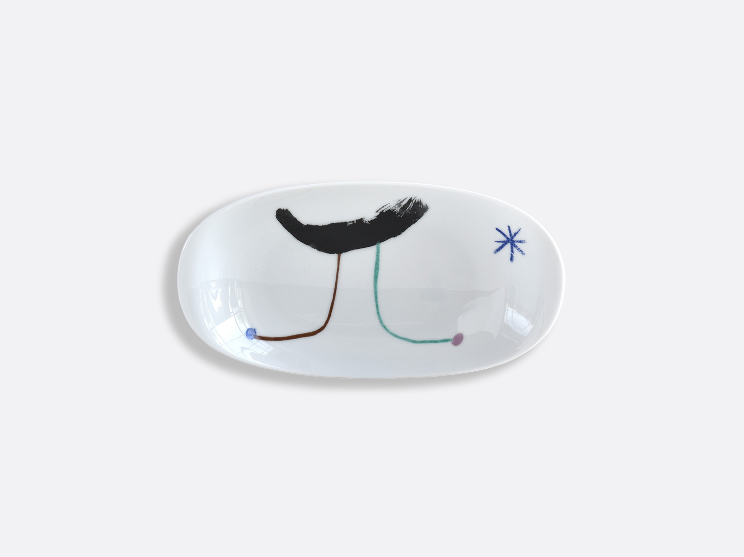 レリッシュ ディッシュ en porcelaine de la collection PARLER SEUL - Joan Miro Bernardaud