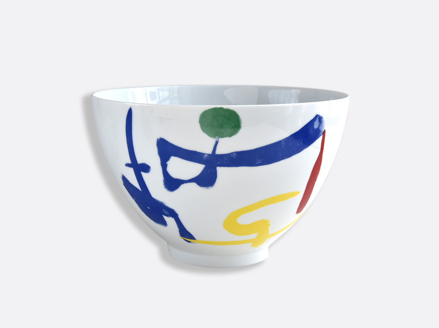1 Saladier haut D. 27 cm H. 17 cm - Page 87 en porcelaine de la collection PARLER SEUL - Joan Miro Bernardaud