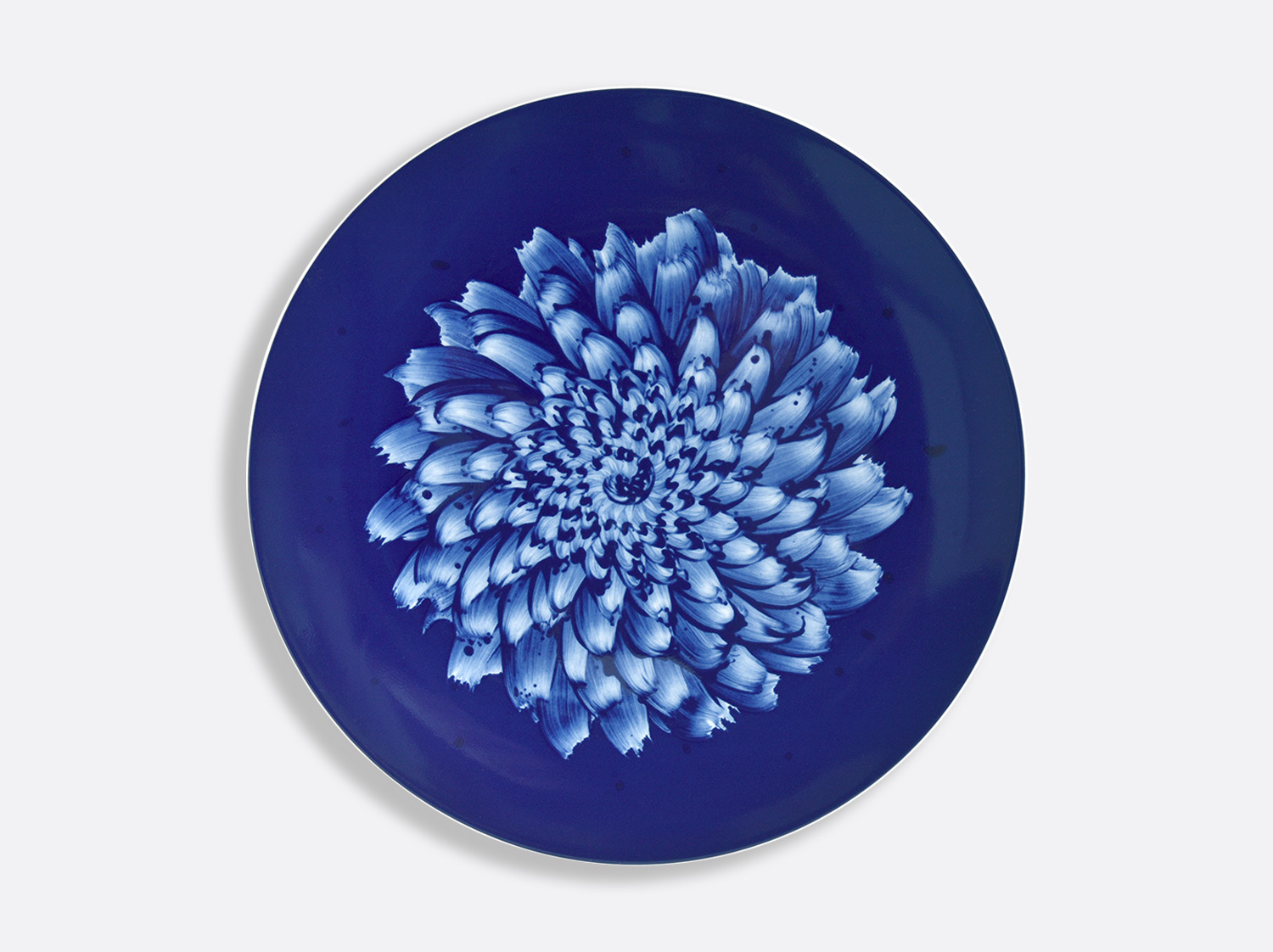 China Ultra flat service plate 31 cm of the collection IN BLOOM - Zemer Peled | Bernardaud