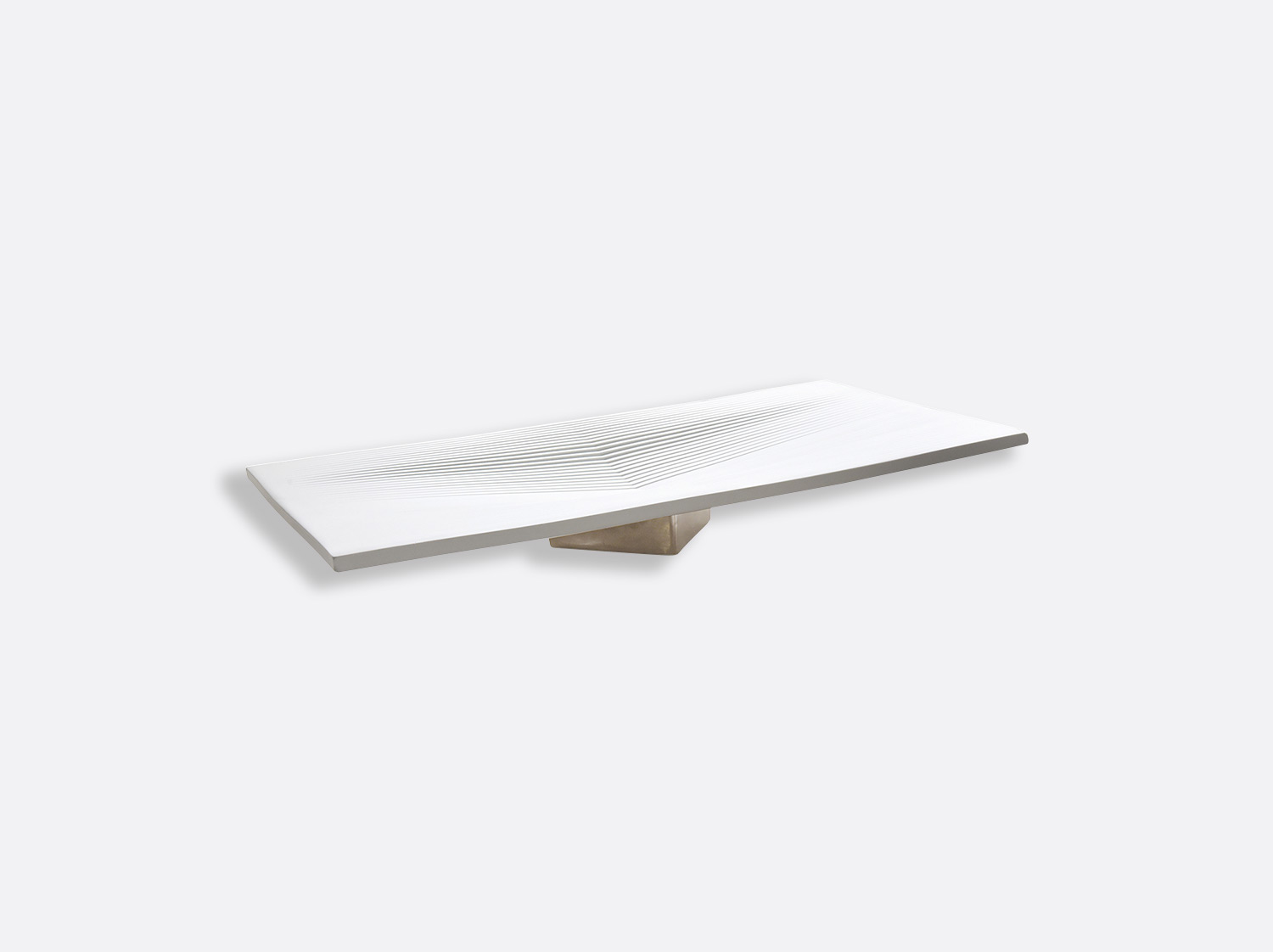 China Déplacement sur plateau Blanc of the collection JULIO LE PARC EDITION LIMITEE | Bernardaud