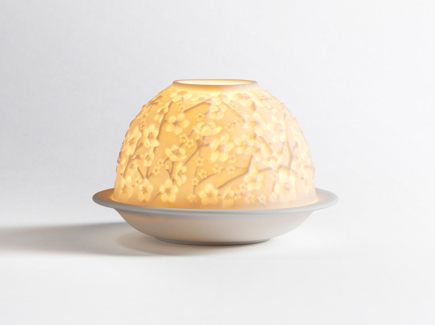 Cerisier en fleur Led en porcelaine de la collection LITHOPHANIE LED Bernardaud