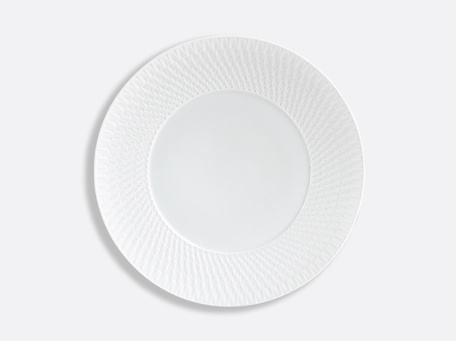 Assiette à dîner 27 cm en porcelaine de la collection Twist Bernardaud