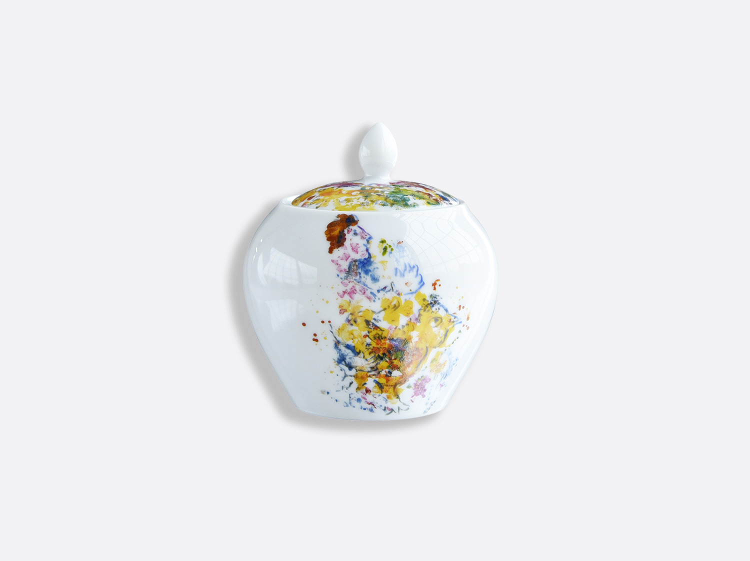 China Sugar bowl 12 cups 10 oz of the collection LES BOUQUETS DE FLEURS DE  MARC CHAGALL | Bernardaud