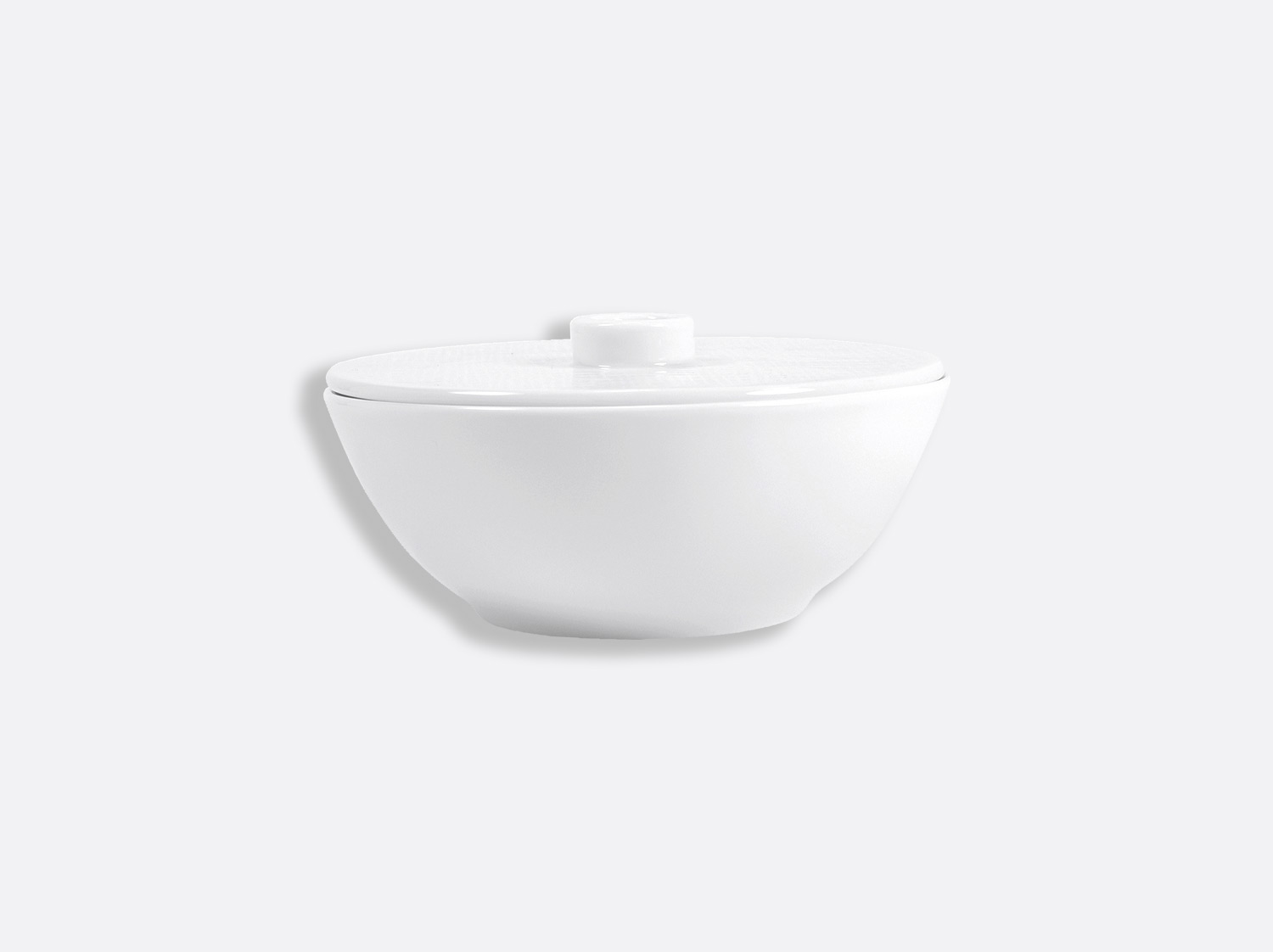China Bowl with lid 13.5 oz of the collection Organza blanc | Bernardaud