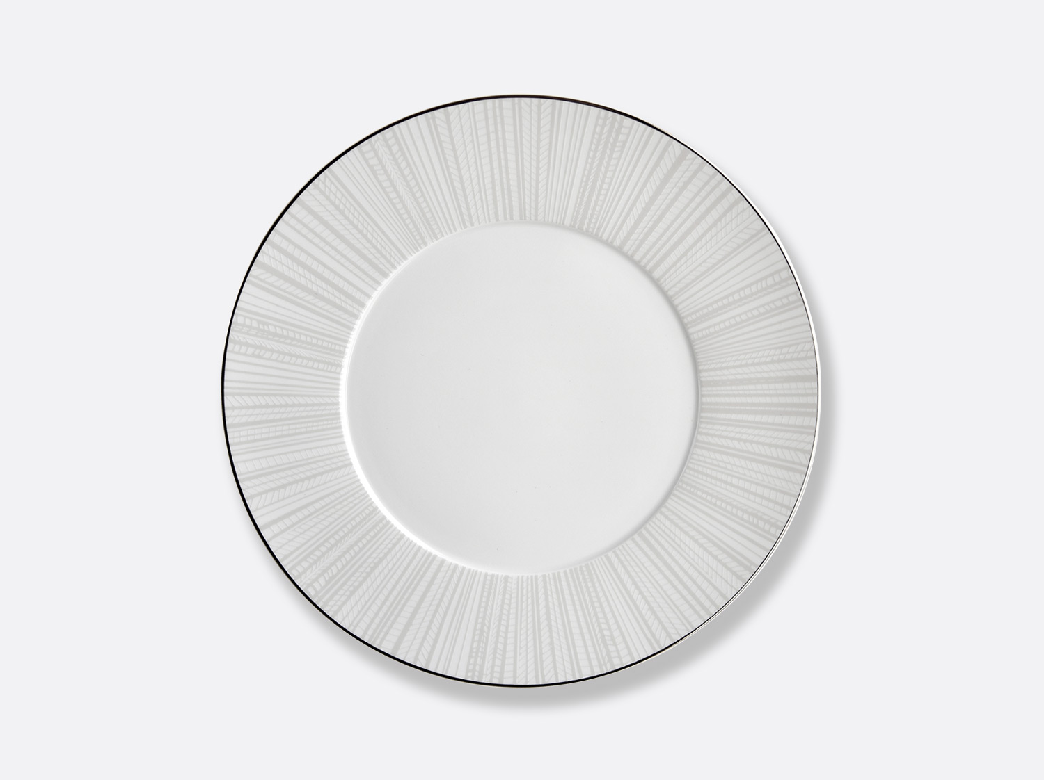Assiette plate 26 cm en porcelaine de la collection Silva Bernardaud