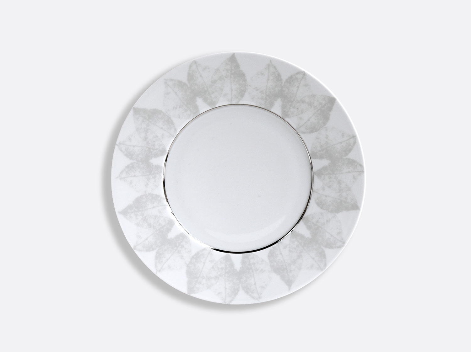 Assiette plate 21 cm en porcelaine de la collection Silva Bernardaud
