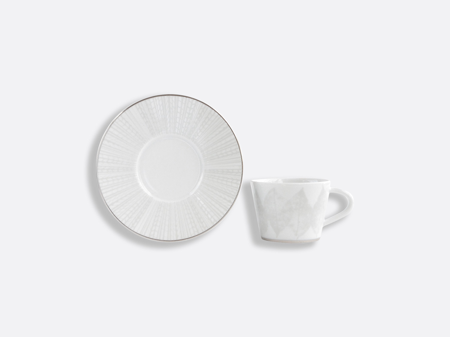 Tasse & soucoupe café 8 cl en porcelaine de la collection Silva Bernardaud