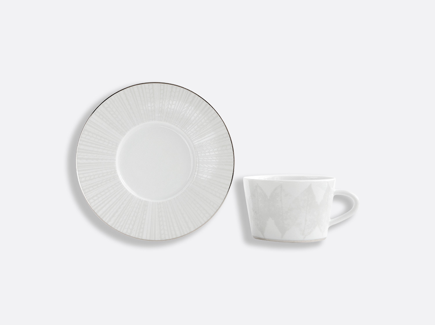 China Tea cup & saucer 15 cl of the collection Silva | Bernardaud