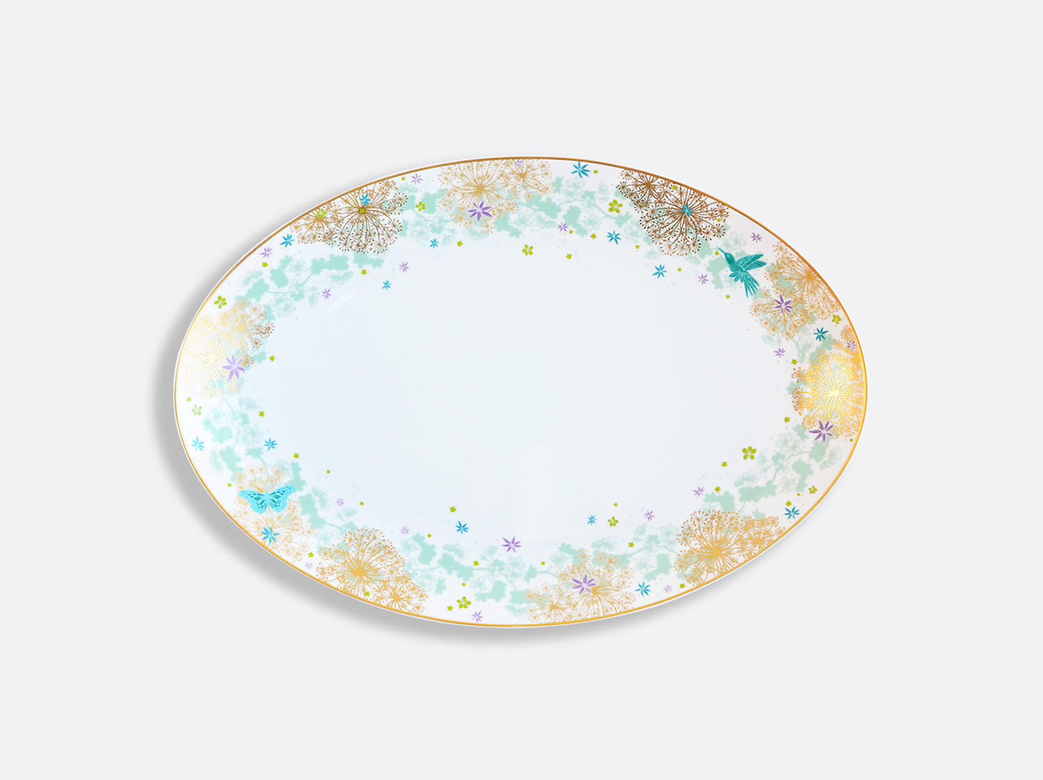 China Oval platter 38 cm of the collection FÉERIE - MICHAËL CAILLOUX | Bernardaud