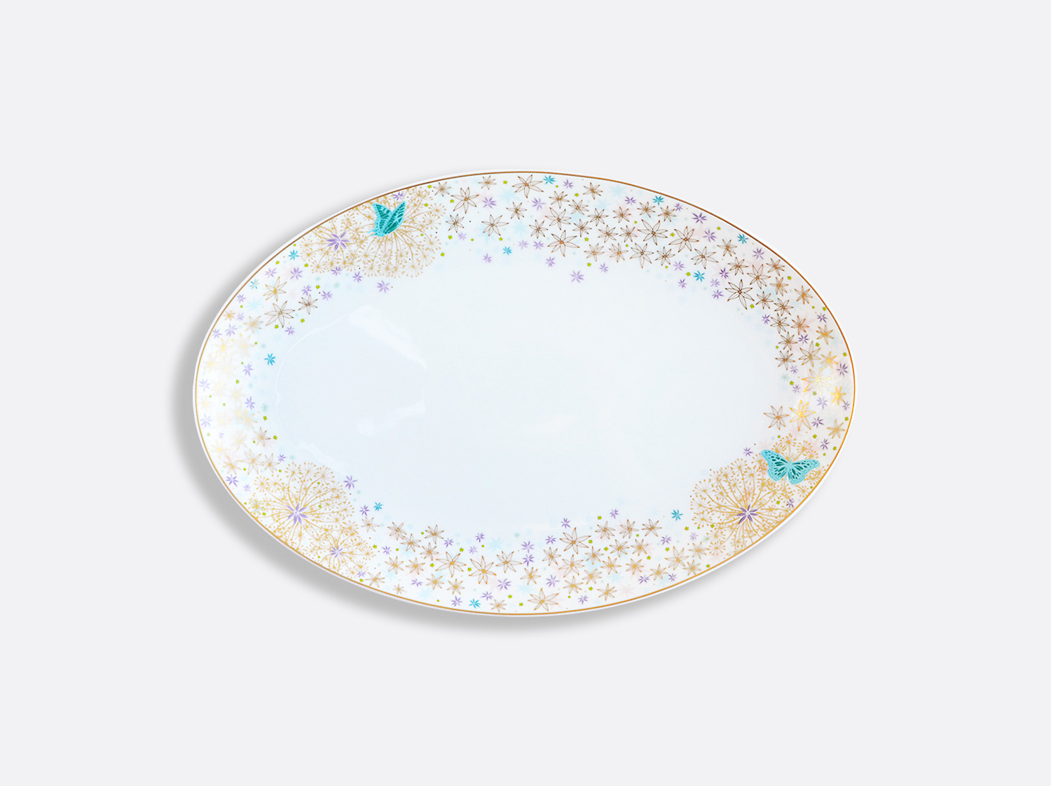 China Oval platter 13'' of the collection FÉERIE - MICHAËL CAILLOUX | Bernardaud