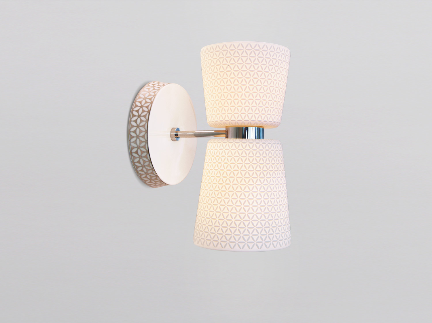 China Wall sconce D. 13,5 cm H. 28 cm of the collection Marnie | Bernardaud