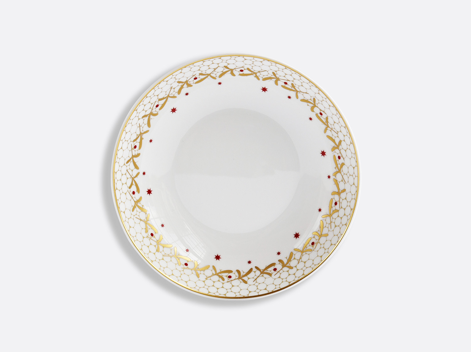 China Coupe soup plate 7.5" of the collection Noël | Bernardaud