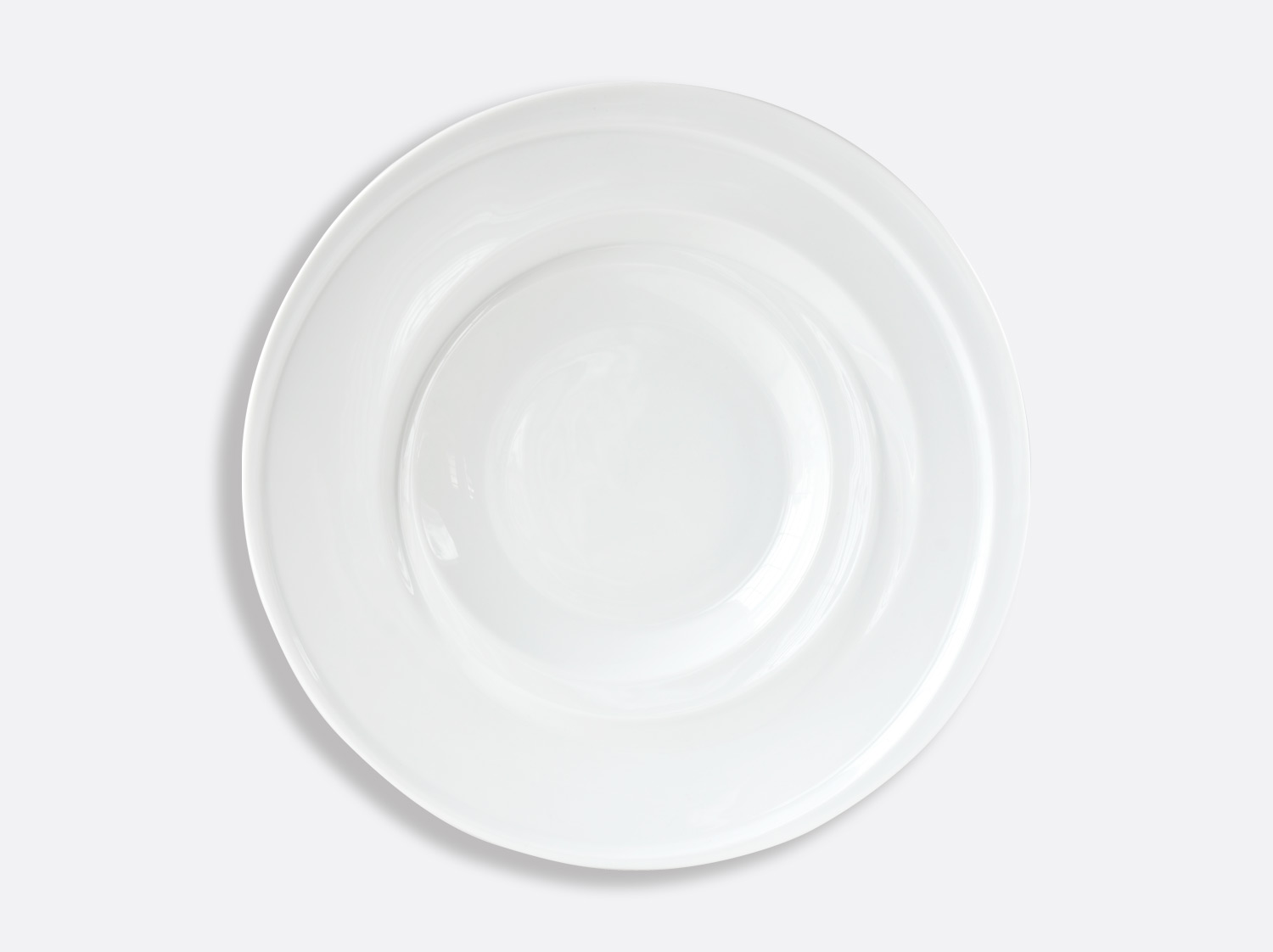 Assiette 30,5 cm en porcelaine de la collection SELAVY BLANC Bernardaud