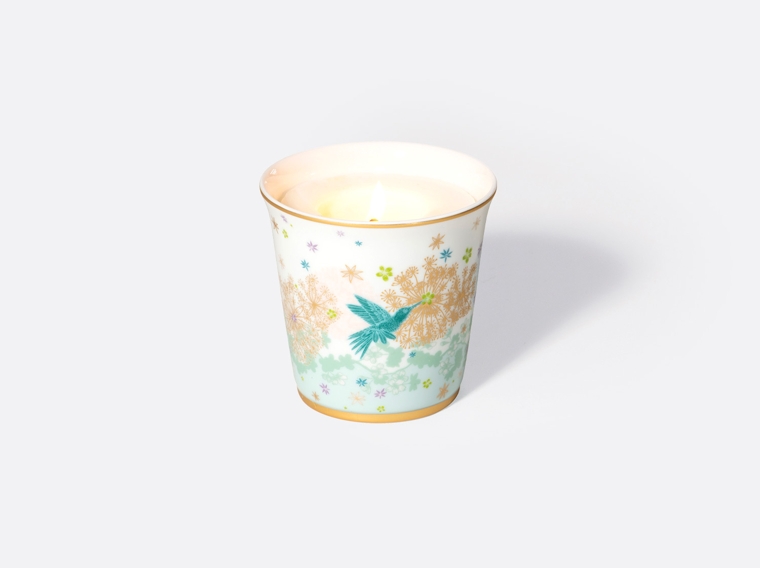 Pot 9 cm + bougie parfumée 200g en porcelaine de la collection FÉERIE - MICHAËL CAILLOUX Bernardaud