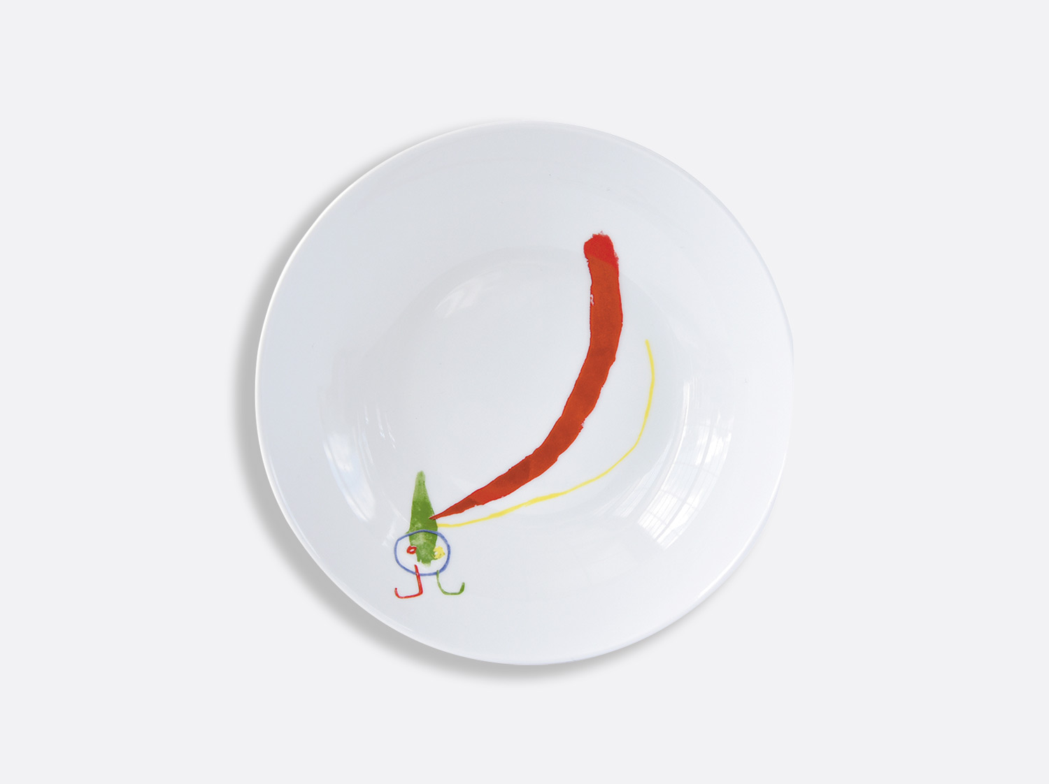 China Coupe soup plate 19 cm of the collection A TOUTE EPREUVE - JOAN MIRO CHILDREN SET | Bernardaud